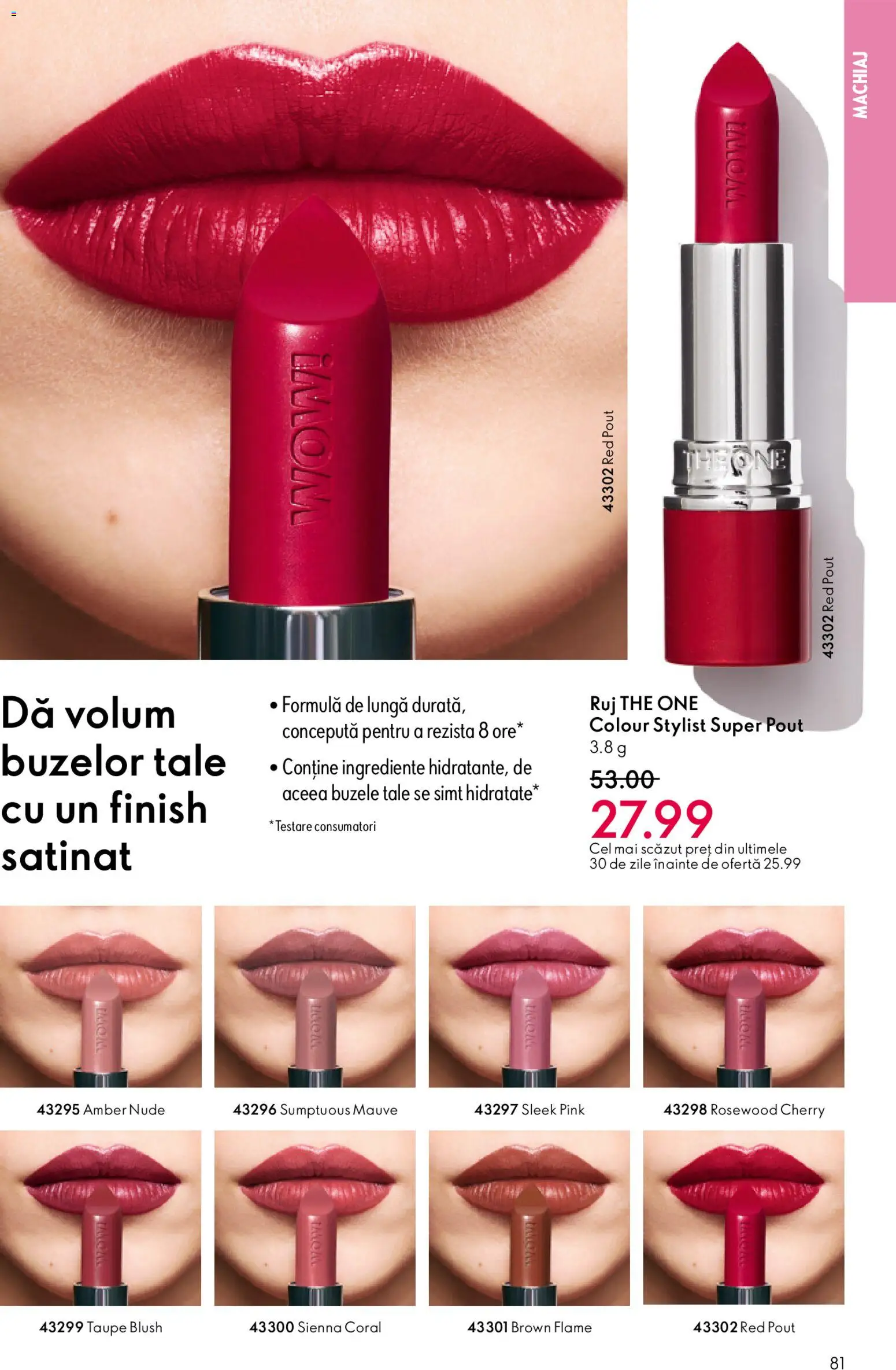 Catalog Oriflame 3 - 22 Decembrie 2025 | Pagina 81 | Produse: Machiaj, Blush, Ruj