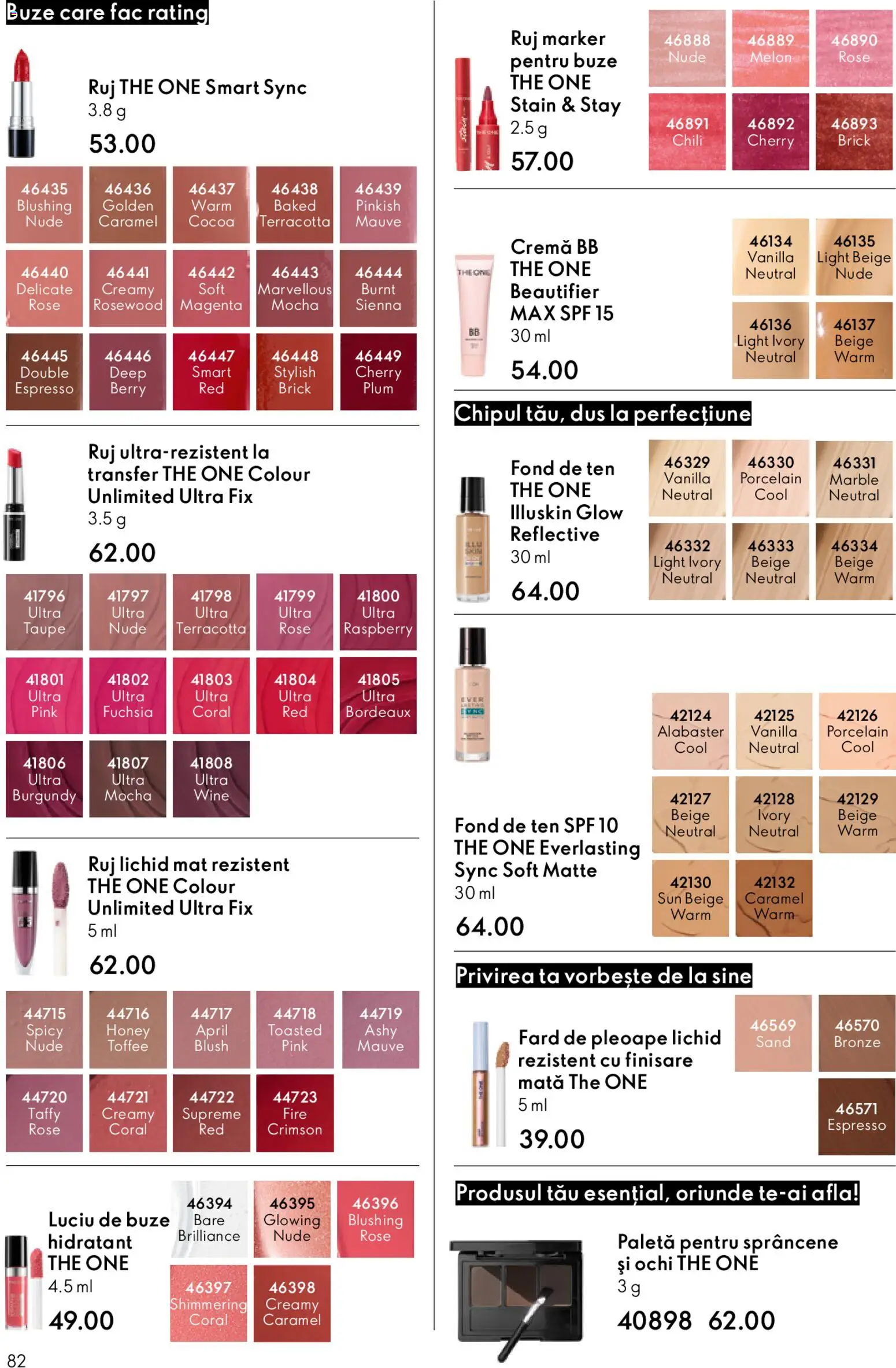 Catalog Oriflame 3 - 22 Decembrie 2025 | Pagina 82 | Produse: Fond de ten, Duș, Blush, Ruj