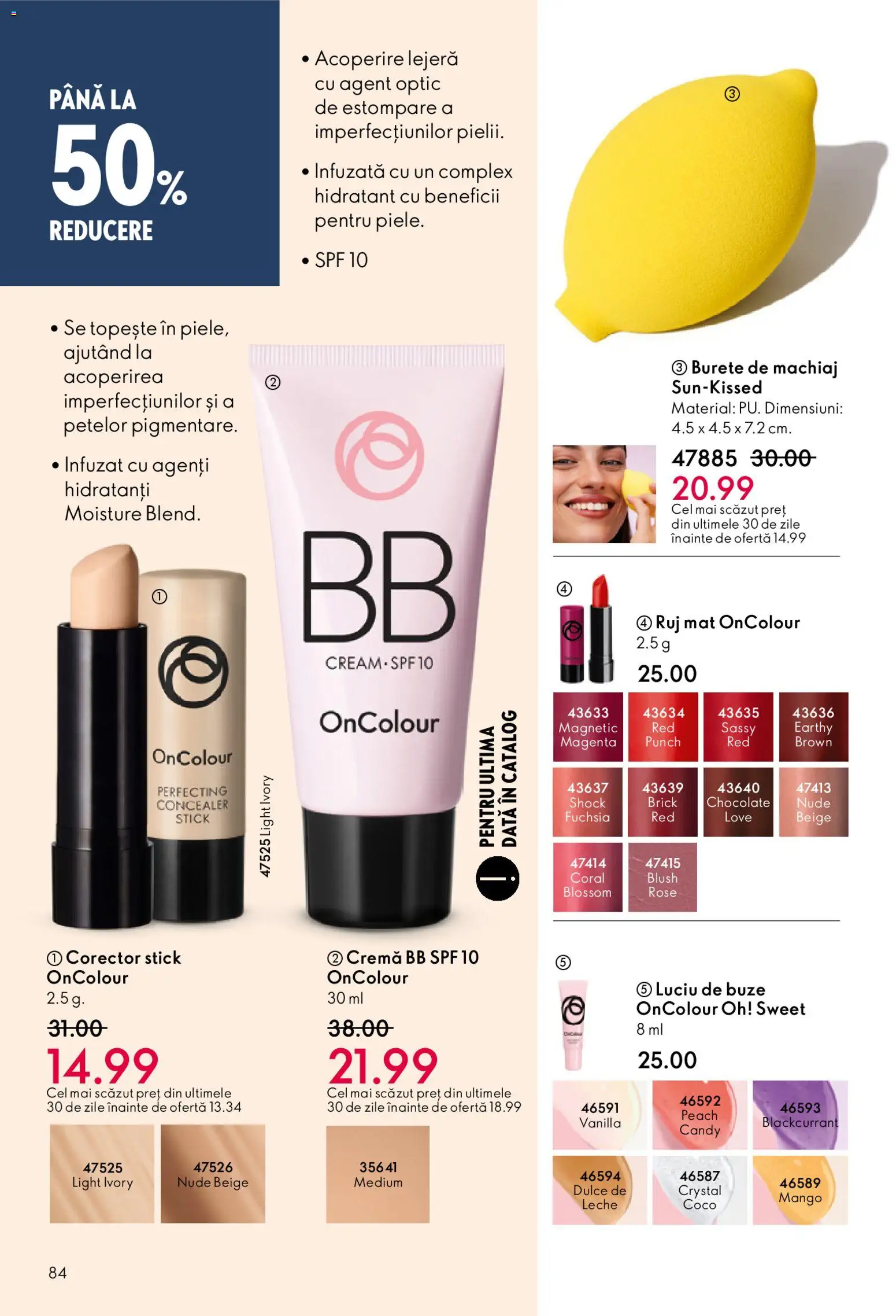 Catalog Oriflame 3 - 22 Decembrie 2025 | Pagina 84 | Produse: Machiaj, Concealer, Luciu de buze, Cremă