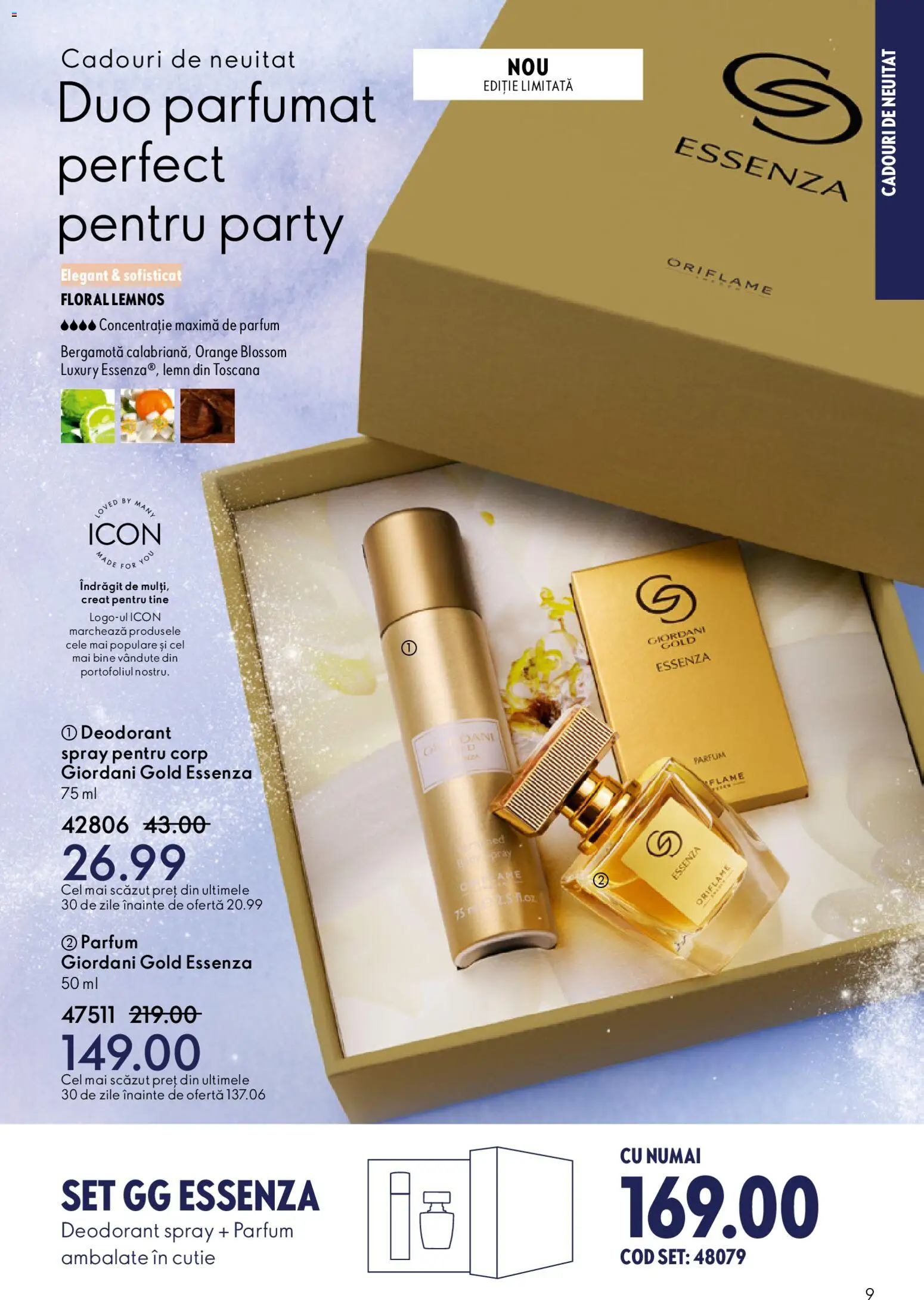 Catalog Oriflame 3 - 22 Decembrie 2025 | Pagina 9 | Produse: Cutie, Parfum, Deodorant