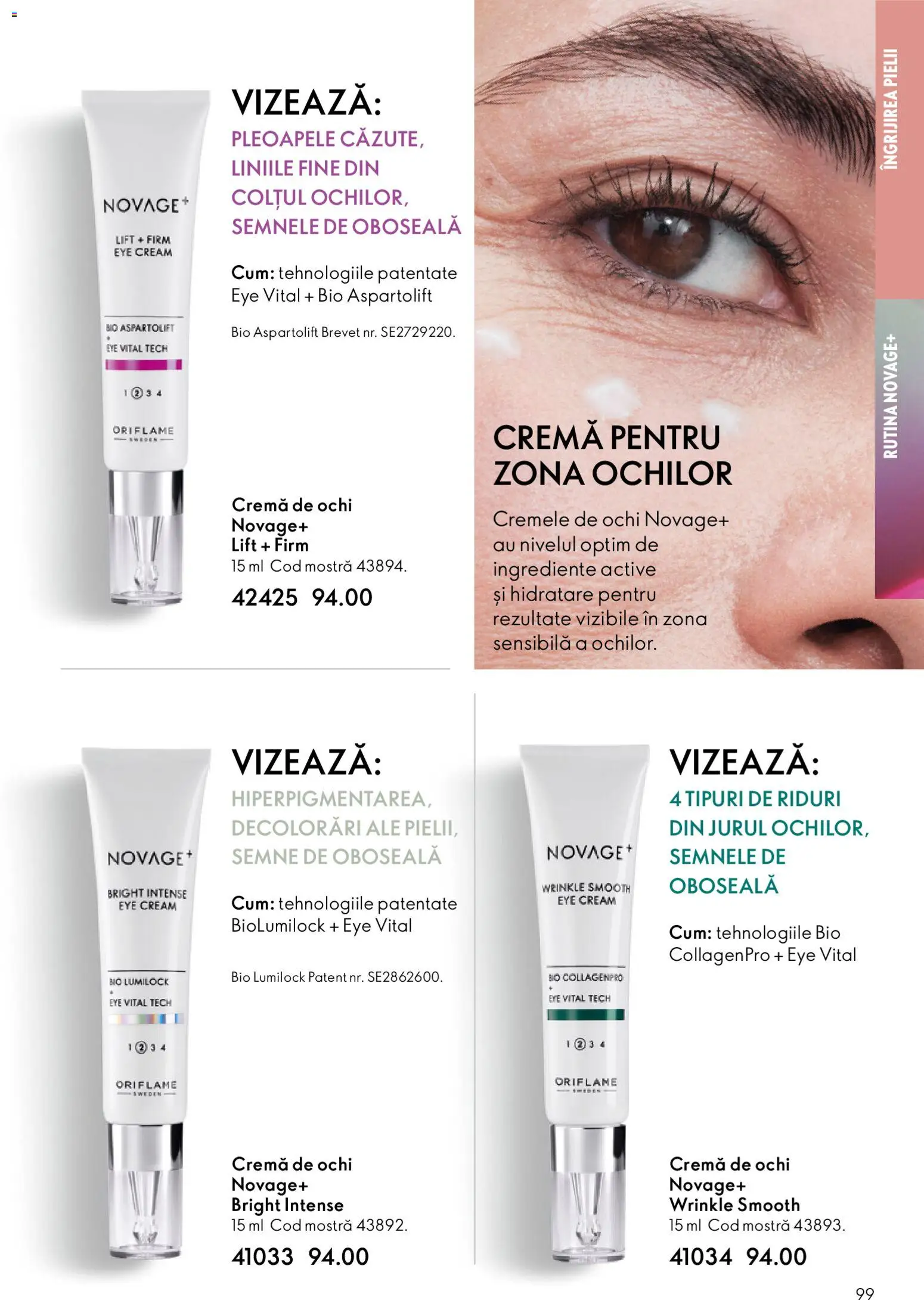 Catalog Oriflame 3 - 22 Decembrie 2025 | Pagina 99 | Produse: Şerit ödül, Cremă