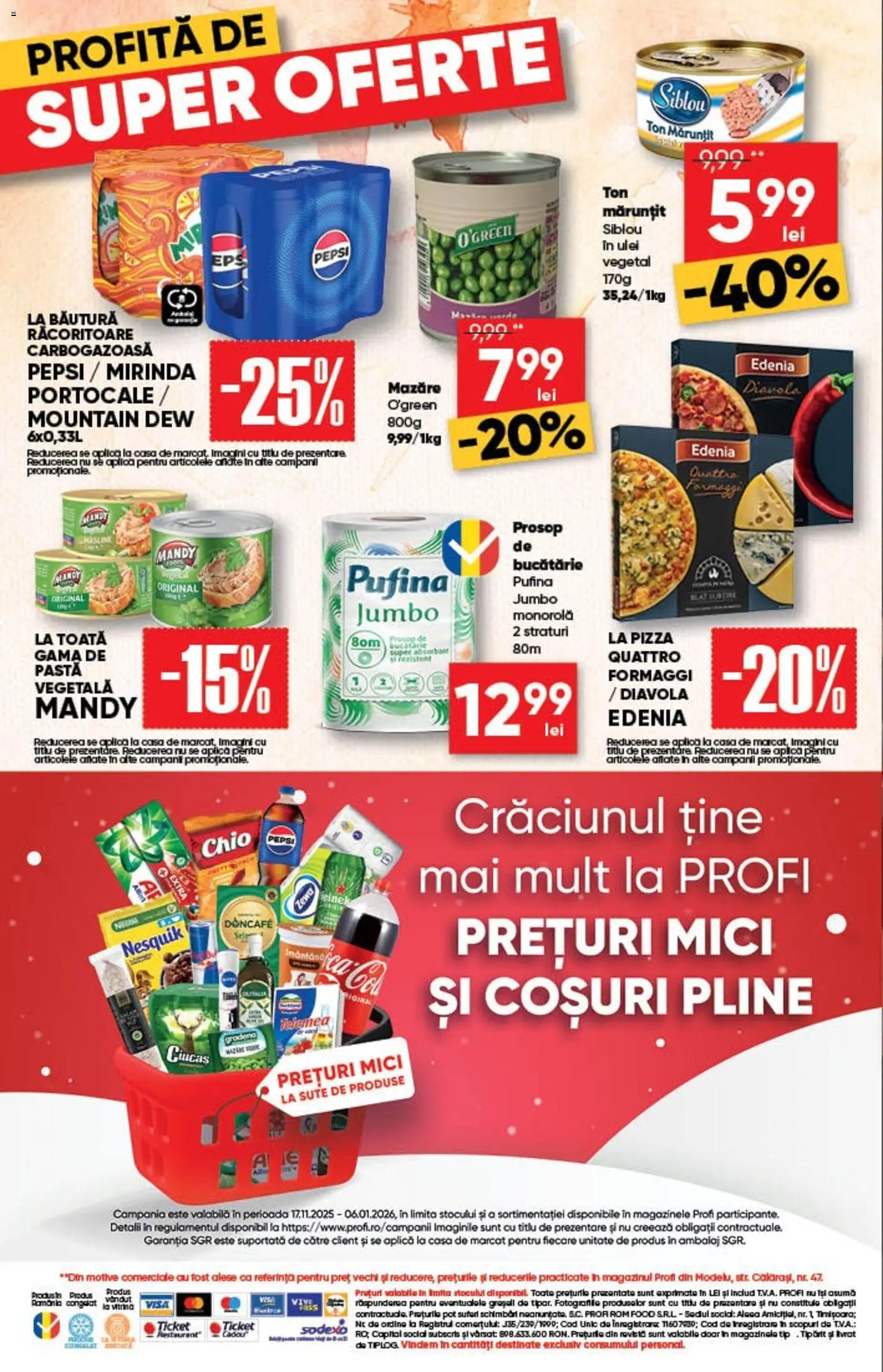 Catalog Profi 12 - 24 Noiembrie 2025 | Pagina 12 | Produse: Bucătărie, Vitrină, Ulei, Rom