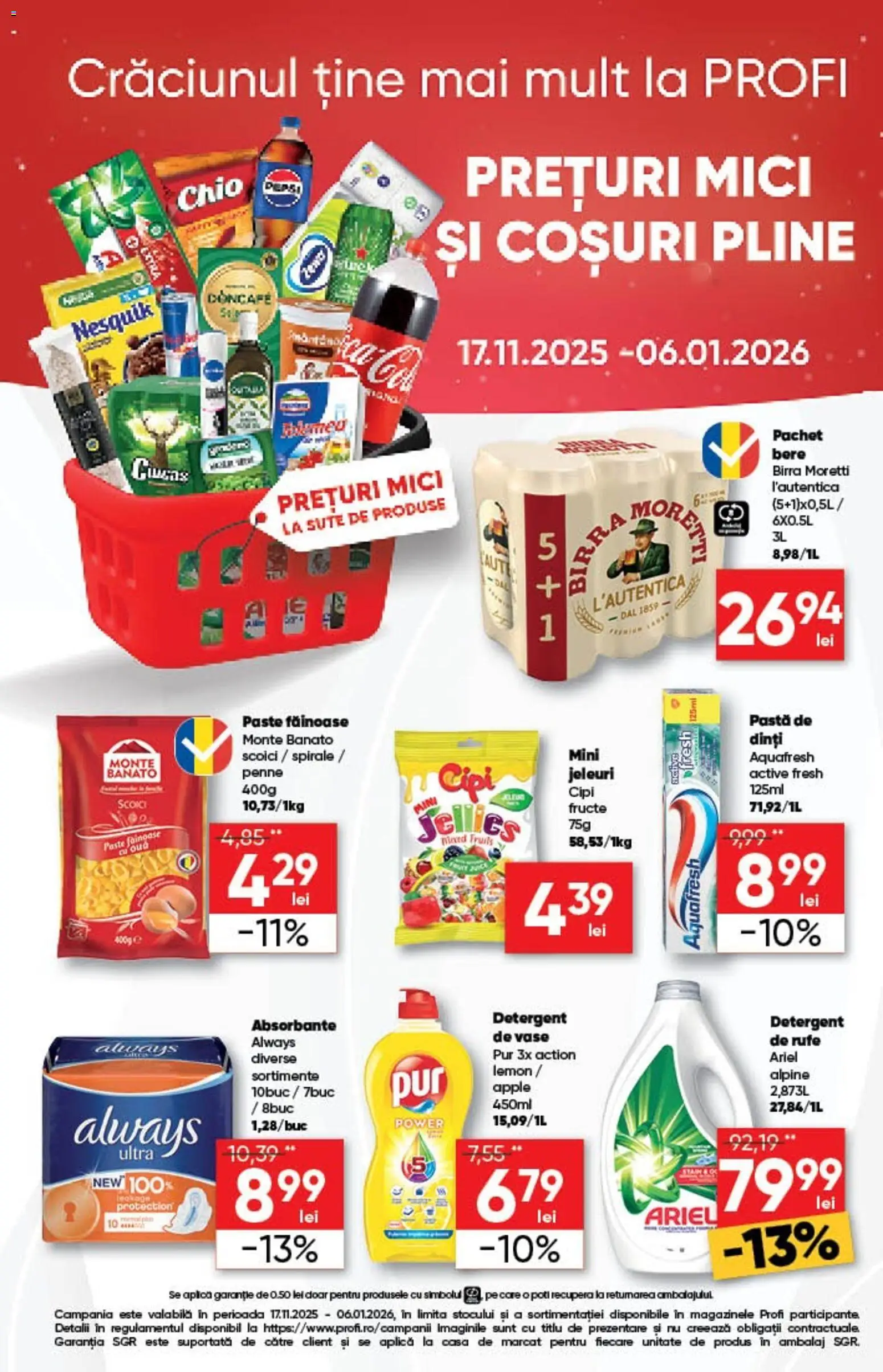 Catalog Profi 12 - 24 Noiembrie 2025 | Pagina 14 | Produse: Apple, Bere, Detergent, Absorbante