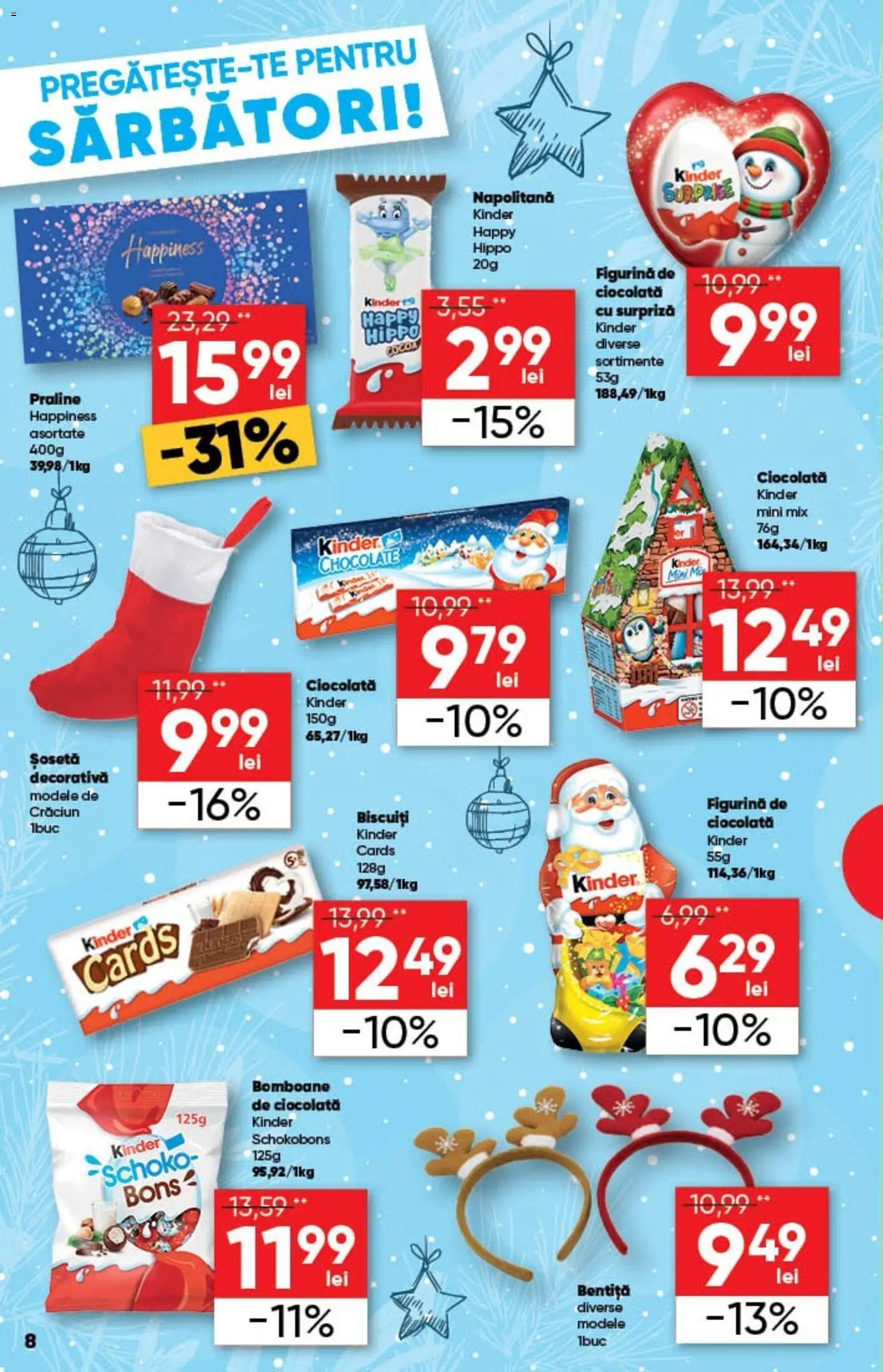 Catalog Profi 12 - 24 Noiembrie 2025 | Pagina 8 | Produse: Praline, Ciocolată, Bomboane, Biscuiți