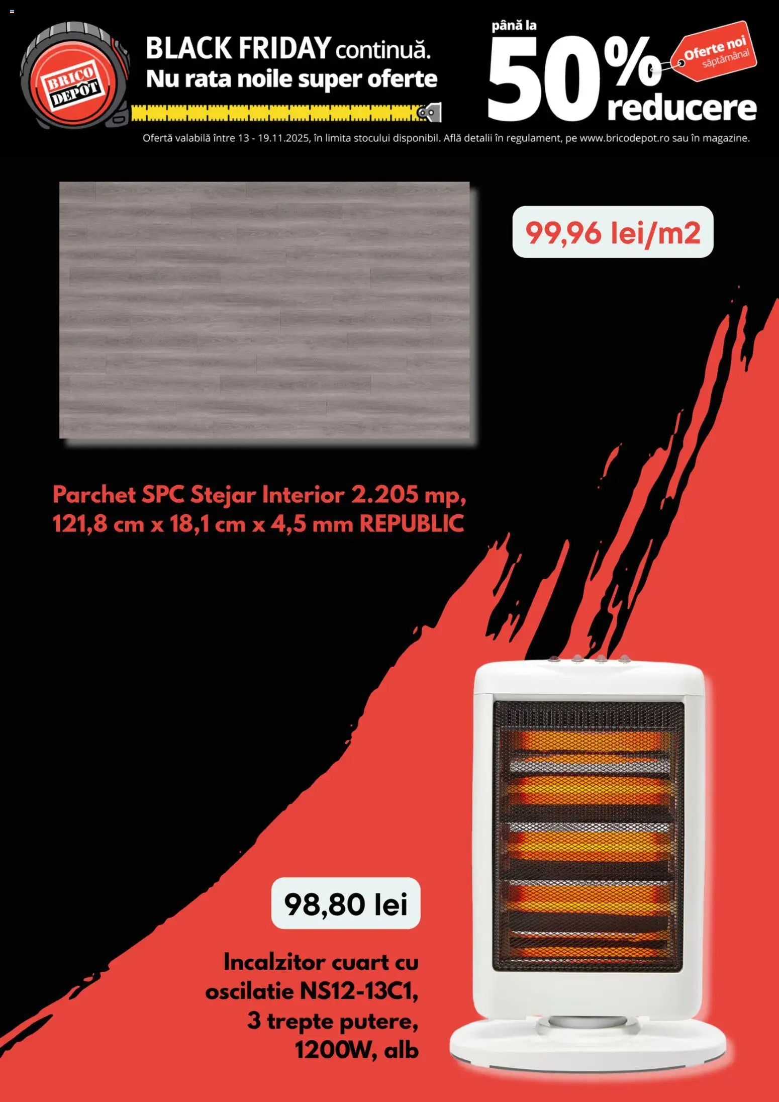 Catalog Brico Depot 13 - 18 Noiembrie 2025 | Pagina 4 | Produse: Parchet, Rață