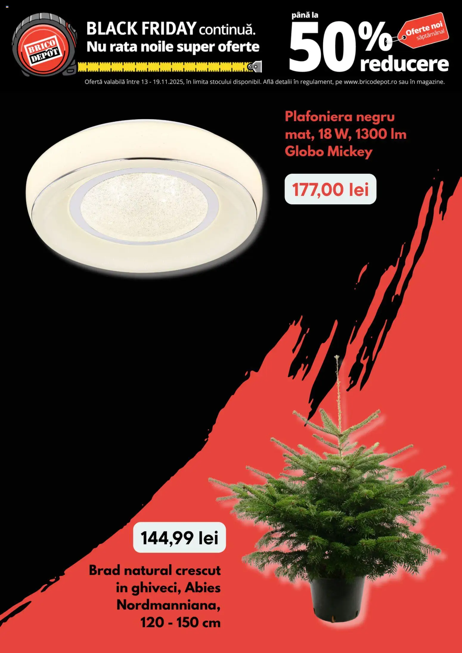 Catalog Brico Depot 13 - 18 Noiembrie 2025 | Pagina 6 | Produse: Plafonieră, Rață