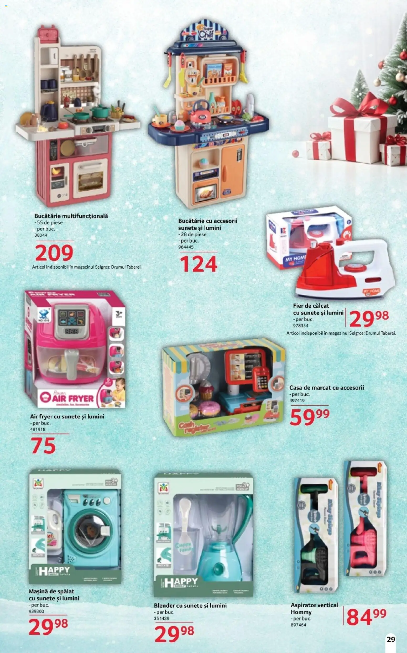 Catalog Selgros 14 Noiembrie - 4 Decembrie 2025 | Pagina 29 | Produse: Fier de călcat, Blender, Mașină De Spălat, Aspirator