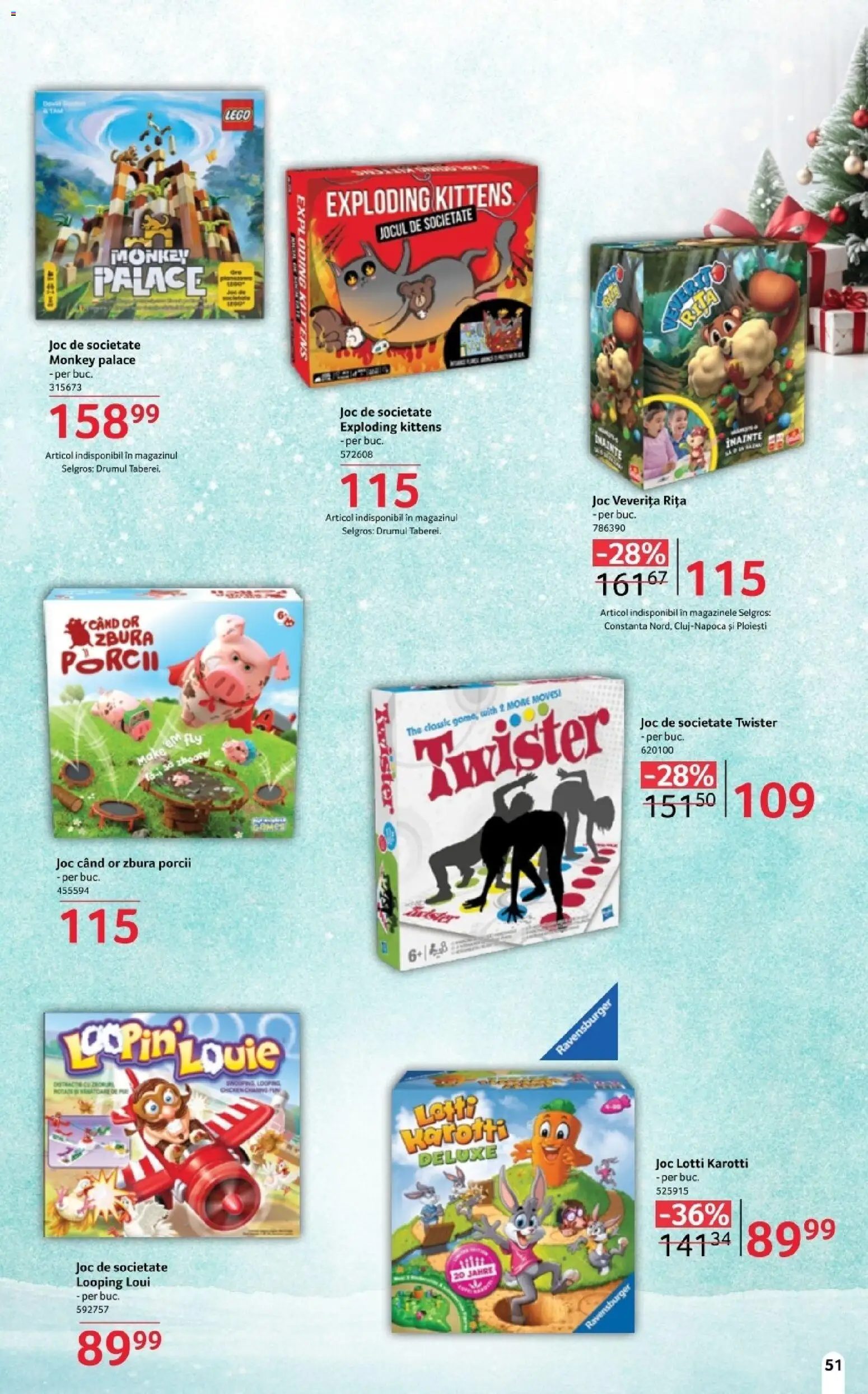 Catalog Selgros 14 Noiembrie - 4 Decembrie 2025 | Pagina 51 | Produse: Joc