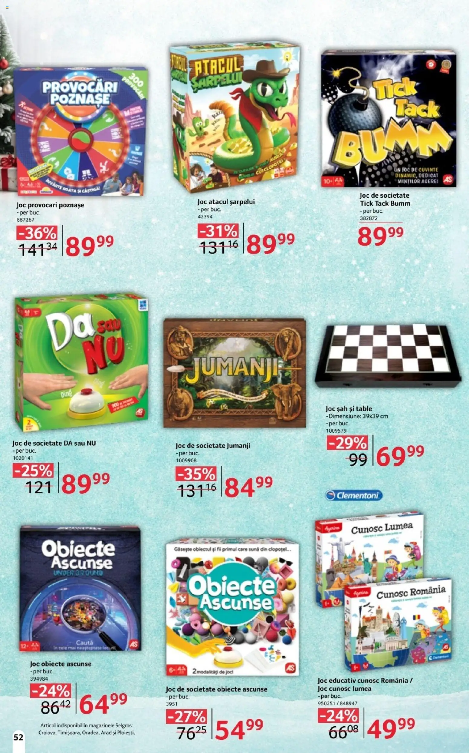 Catalog Selgros 14 Noiembrie - 4 Decembrie 2025 | Pagina 52 | Produse: Joc