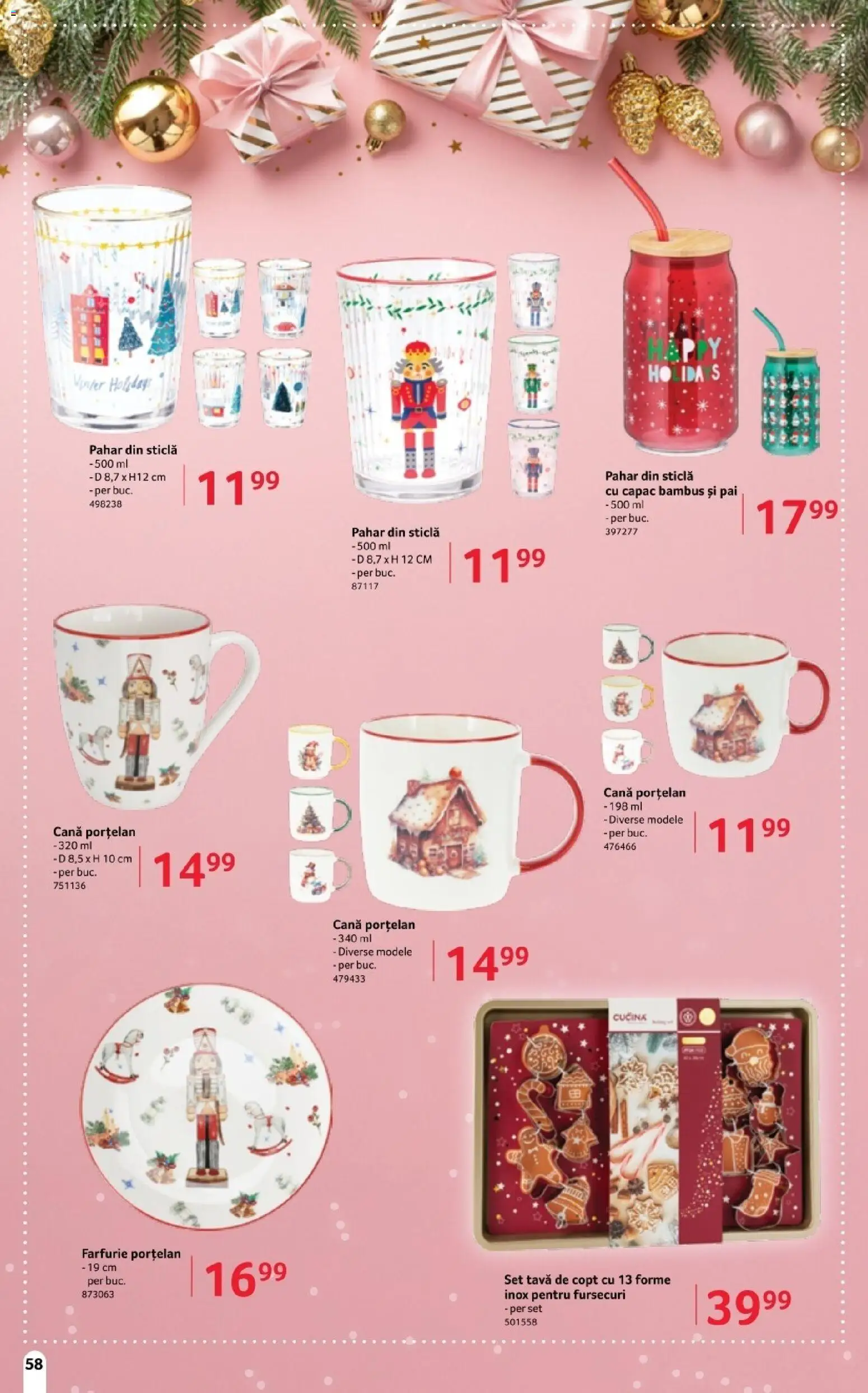 Catalog Selgros 14 Noiembrie - 4 Decembrie 2025 | Pagina 58 | Produse: Tavă de copt, Farfurie