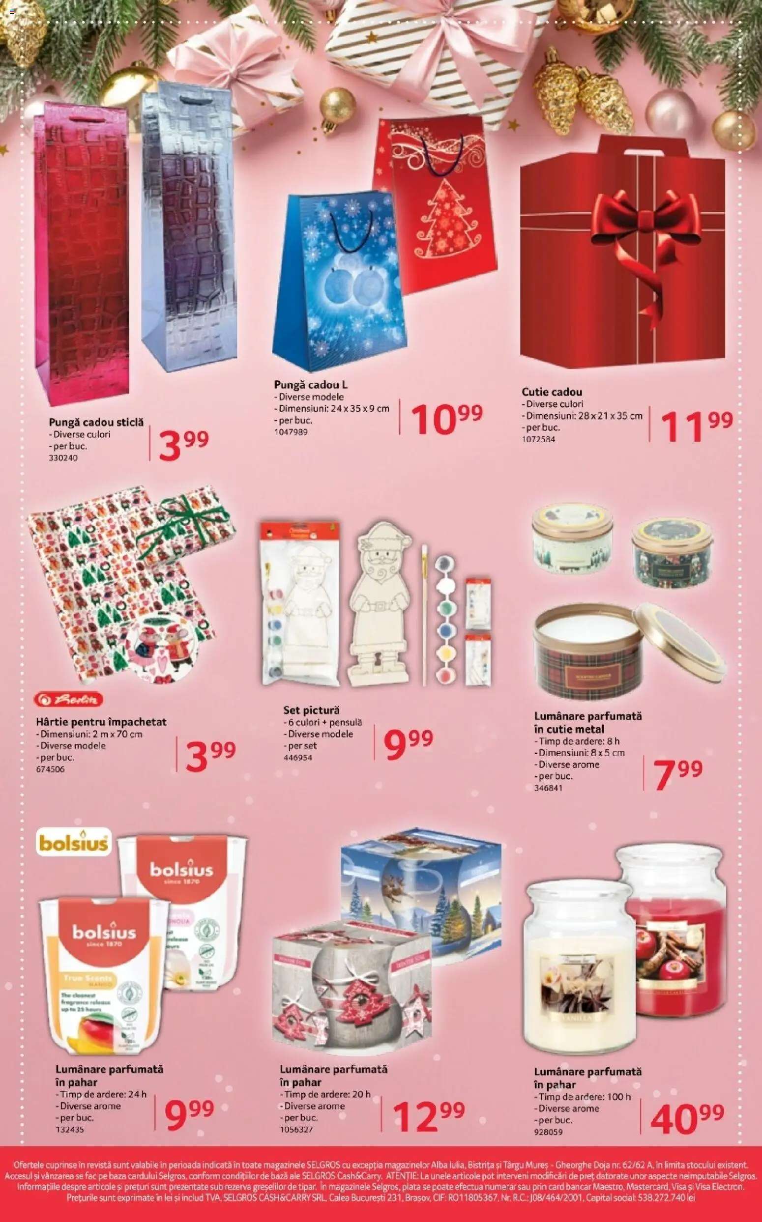 Catalog Selgros 14 Noiembrie - 4 Decembrie 2025 | Pagina 60 | Produse: Pungă, Cutie, Lumânare, Mango
