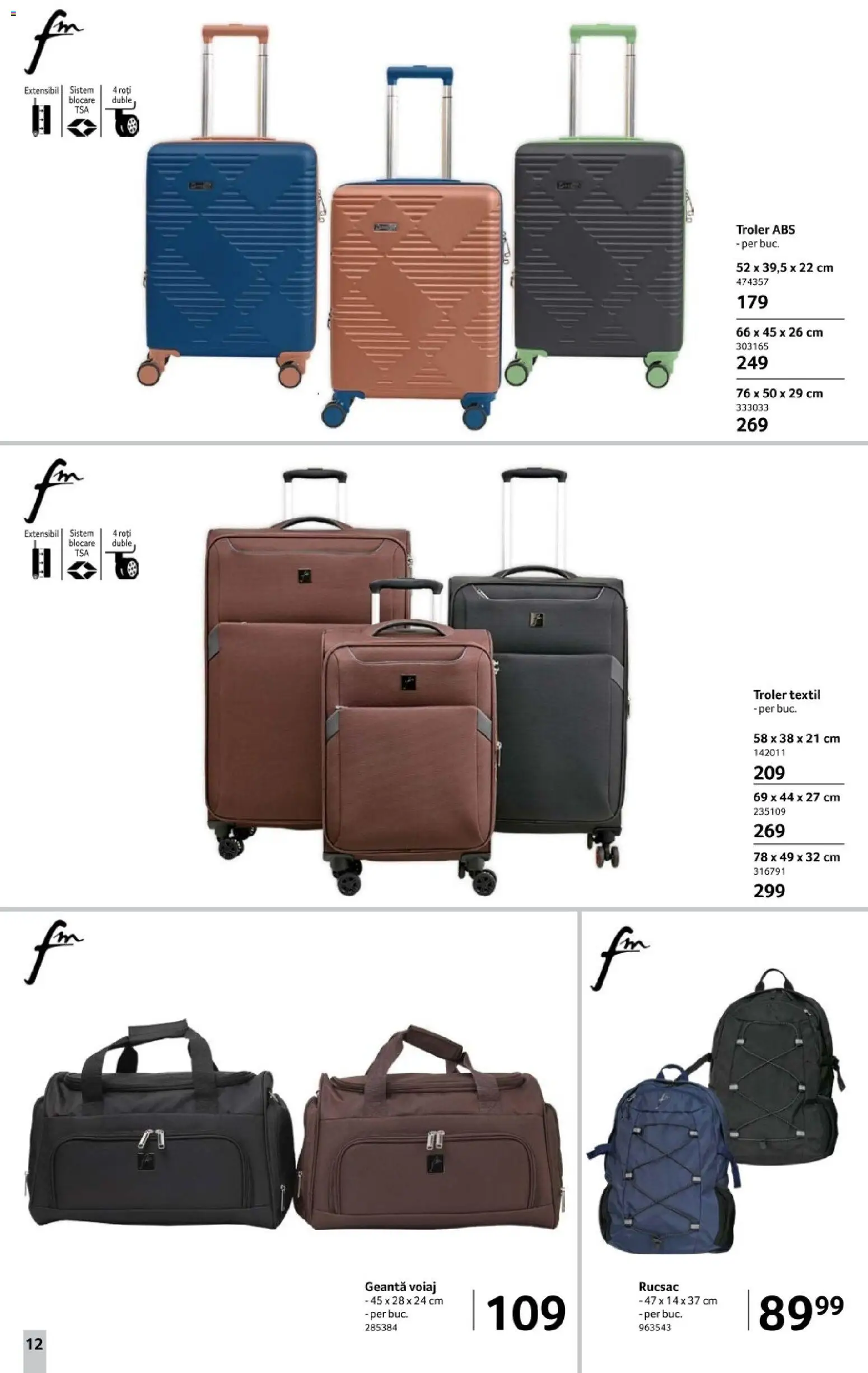 Catalog Selgros 14 - 26 Noiembrie 2025 | Pagina 12 | Produse: Geantă, Geantă voiaj, Rucsac