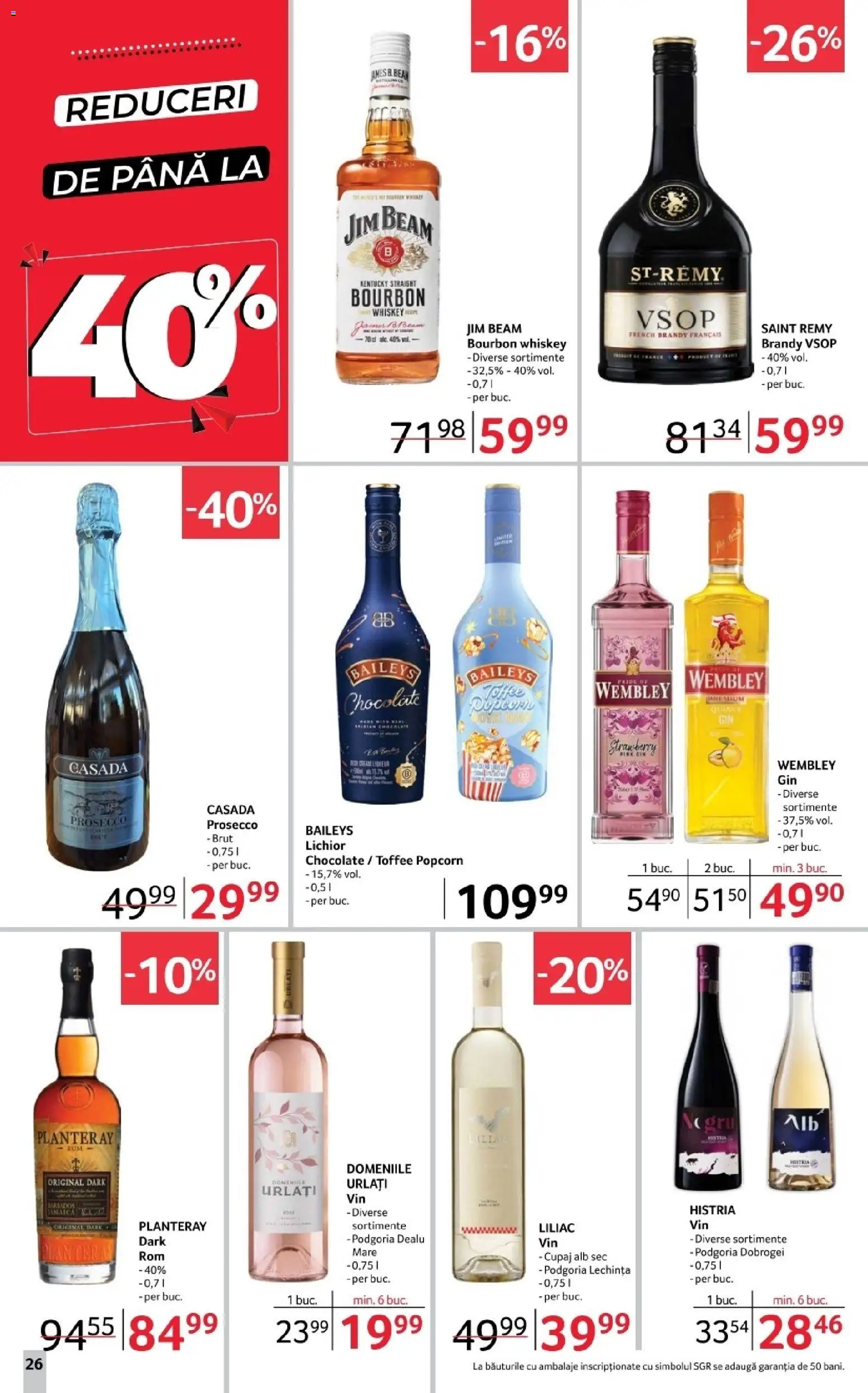 Catalog Selgros 14 - 26 Noiembrie 2025 | Pagina 26 | Produse: Lichior, Prosecco, Bourbon, Gin