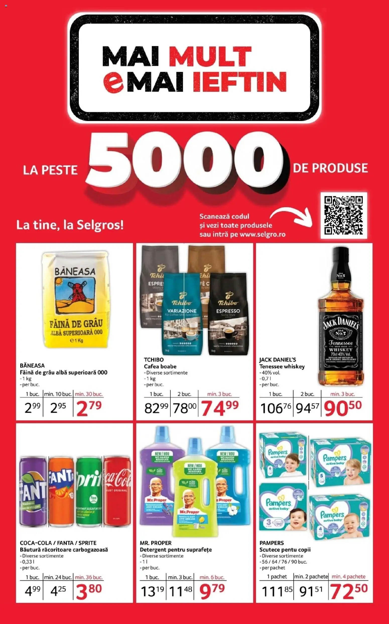Catalog Selgros 14 - 26 Noiembrie 2025 | Pagina 3 | Produse: Cafea, Făină, Detergent, Scutece