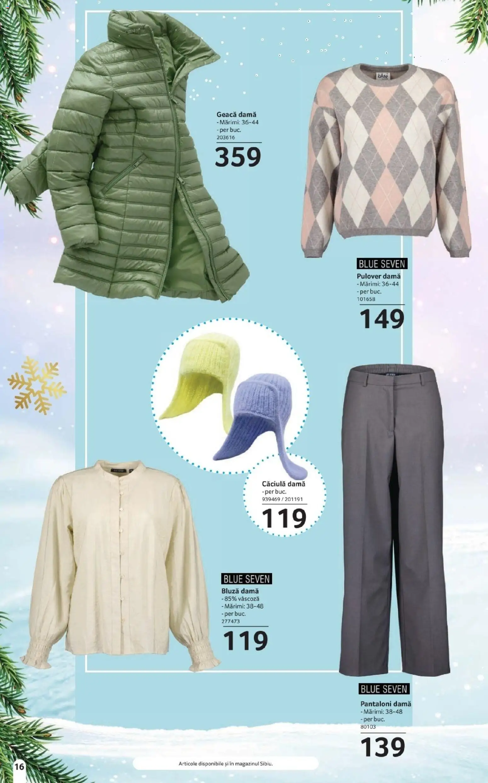 Catalog Selgros 14 Noiembrie - 10 Decembrie 2025 | Pagina 16 | Produse: Bluză, Pulover, Geacă, Pantaloni