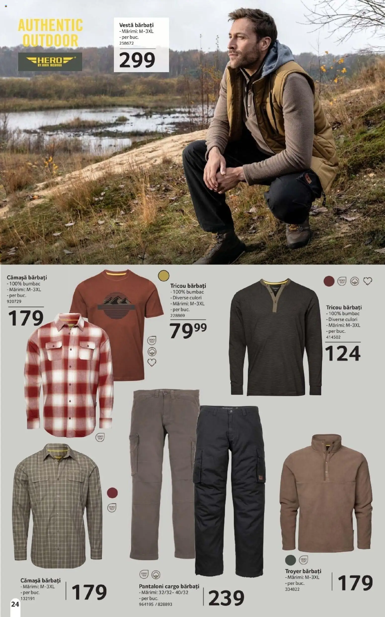 Catalog Selgros 14 Noiembrie - 10 Decembrie 2025 | Pagina 24 | Produse: Tricou, Vestă, Pantaloni