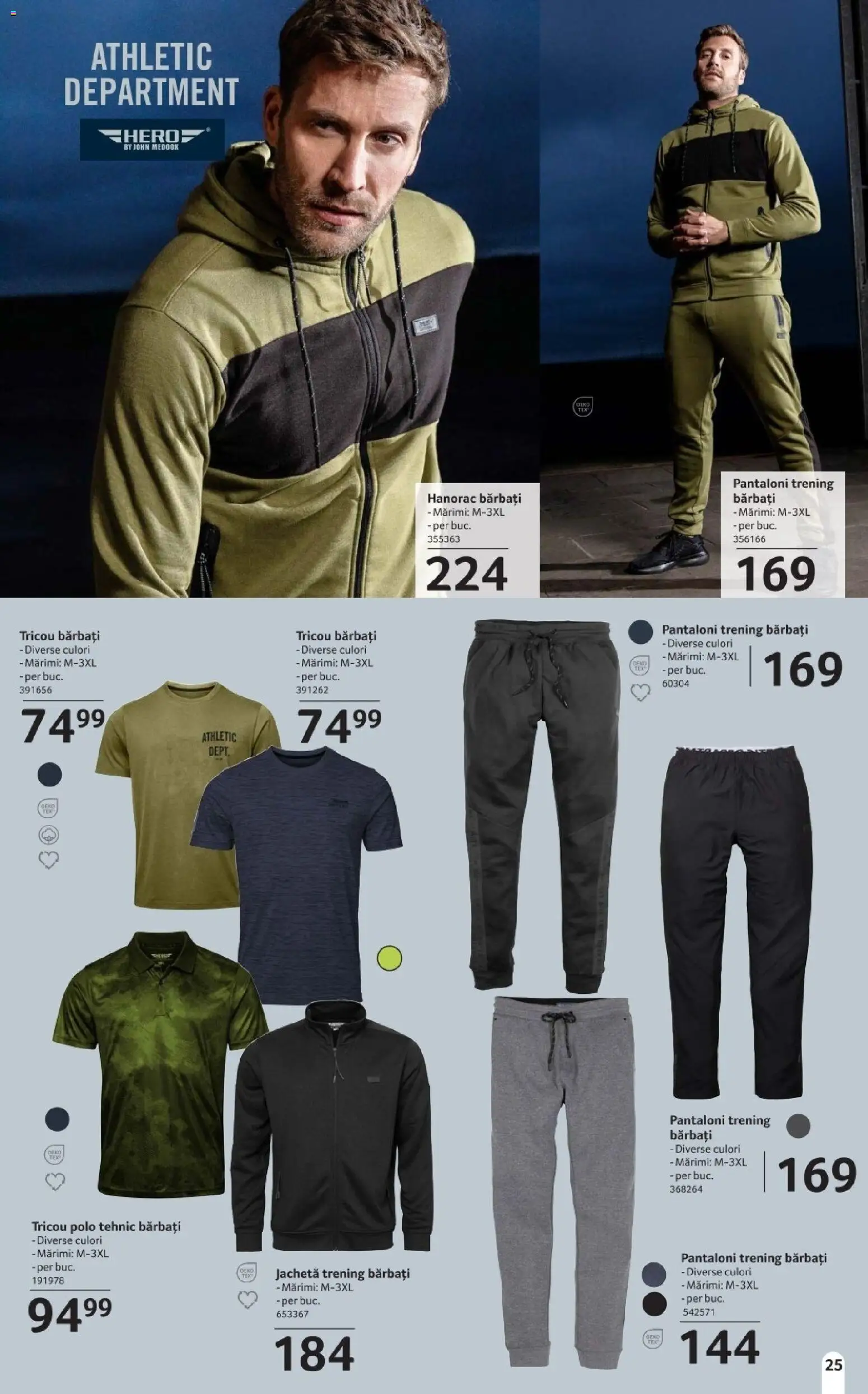 Catalog Selgros 14 Noiembrie - 10 Decembrie 2025 | Pagina 25 | Produse: Jachetă, Trening, Tricou, Keşe