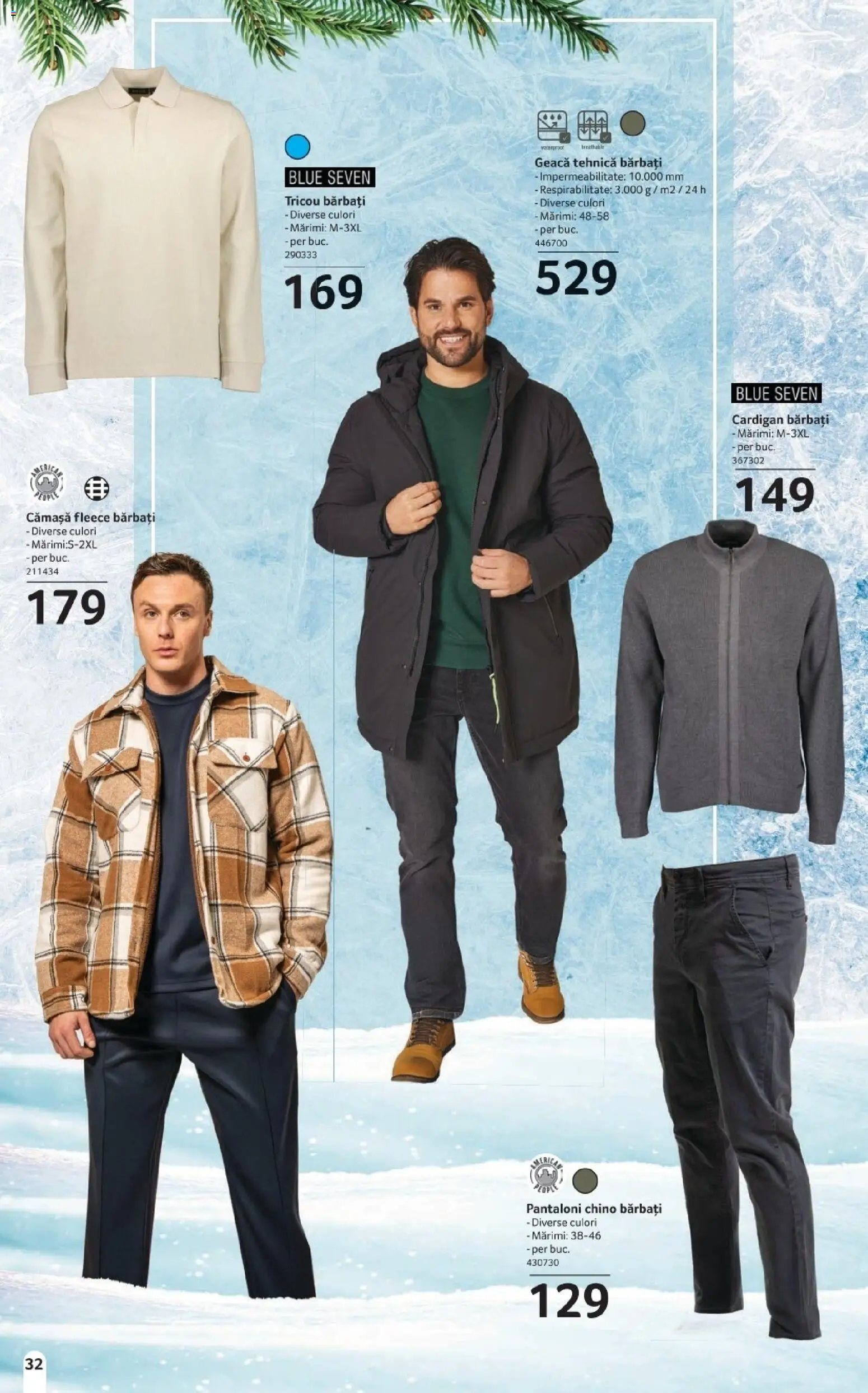 Catalog Selgros 14 Noiembrie - 10 Decembrie 2025 | Pagina 32 | Produse: Cardigan, Tricou, Geacă, Pantaloni