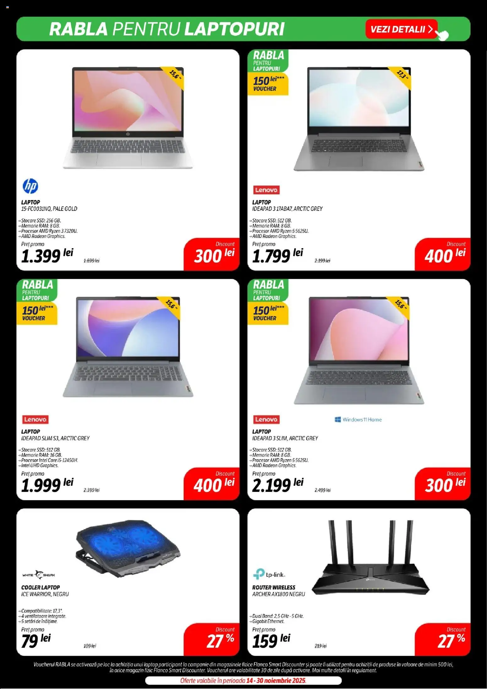 Catalog Flanco 14 - 29 Noiembrie 2025 | Pagina 15 | Produse: Laptop, Memorie, Router