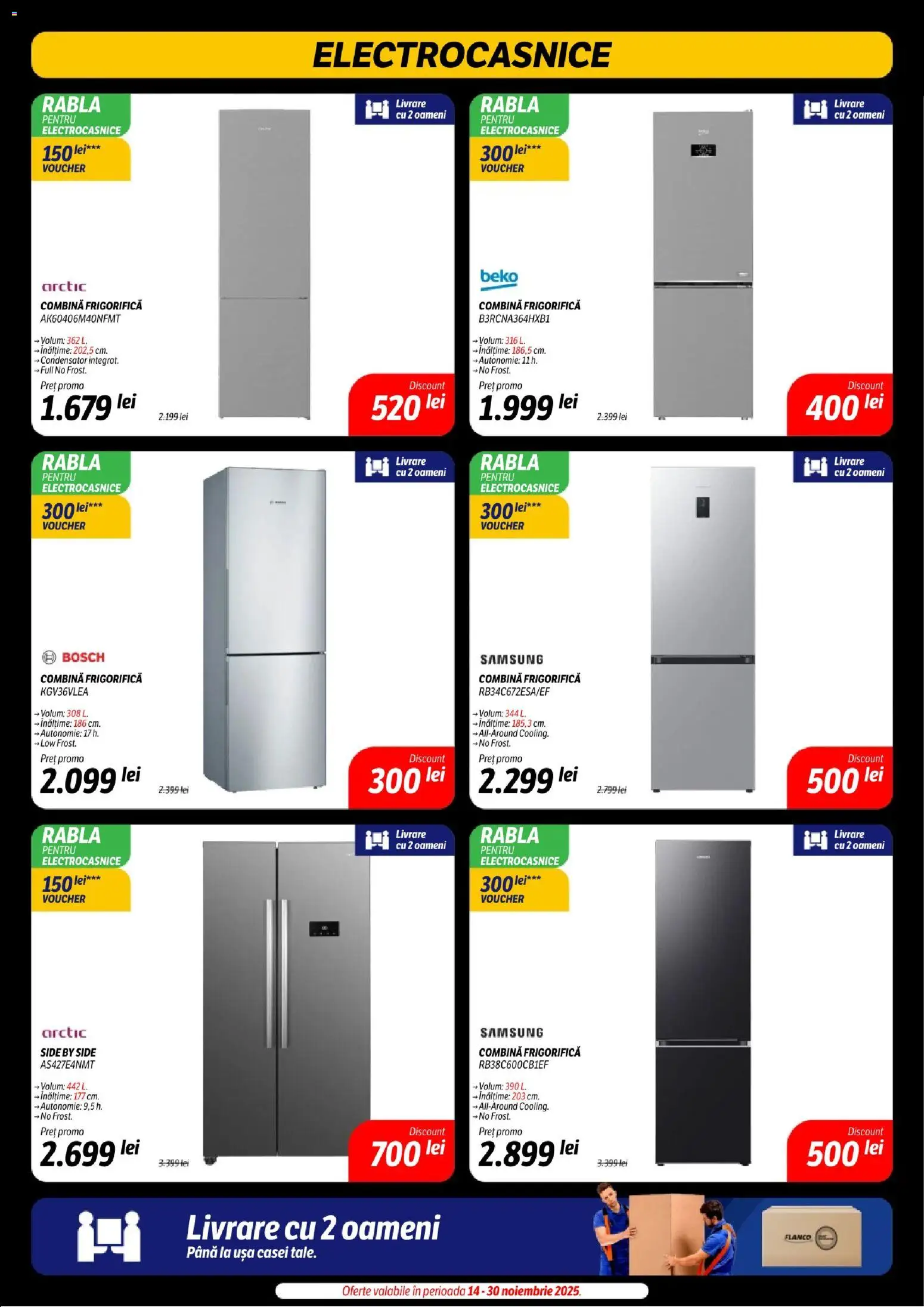 Catalog Flanco 14 - 29 Noiembrie 2025 | Pagina 23 | Produse: Ușă, Combină frigorifică