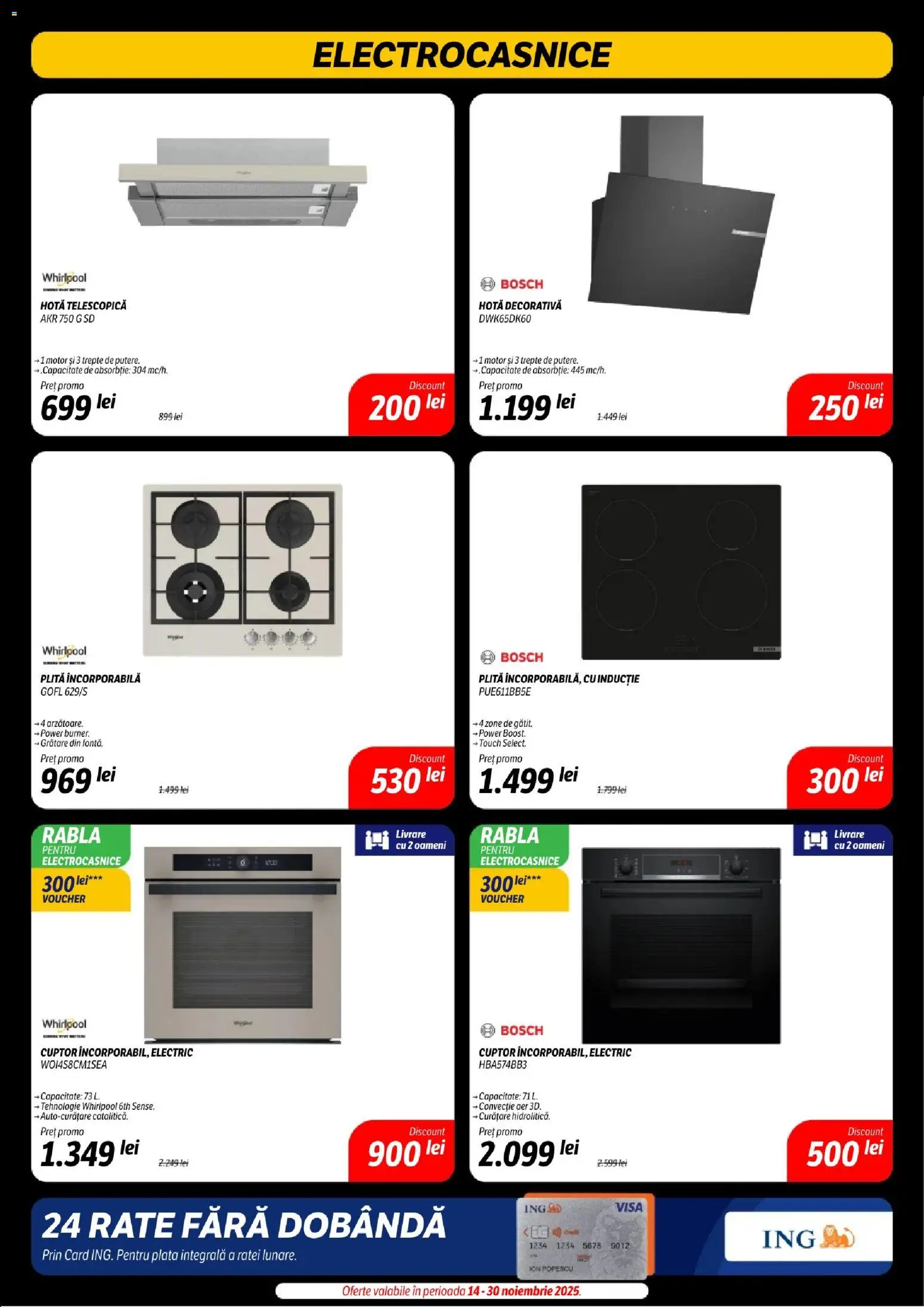 Catalog Flanco 14 - 29 Noiembrie 2025 | Pagina 25 | Produse: Hotă, Cuptor, Plită