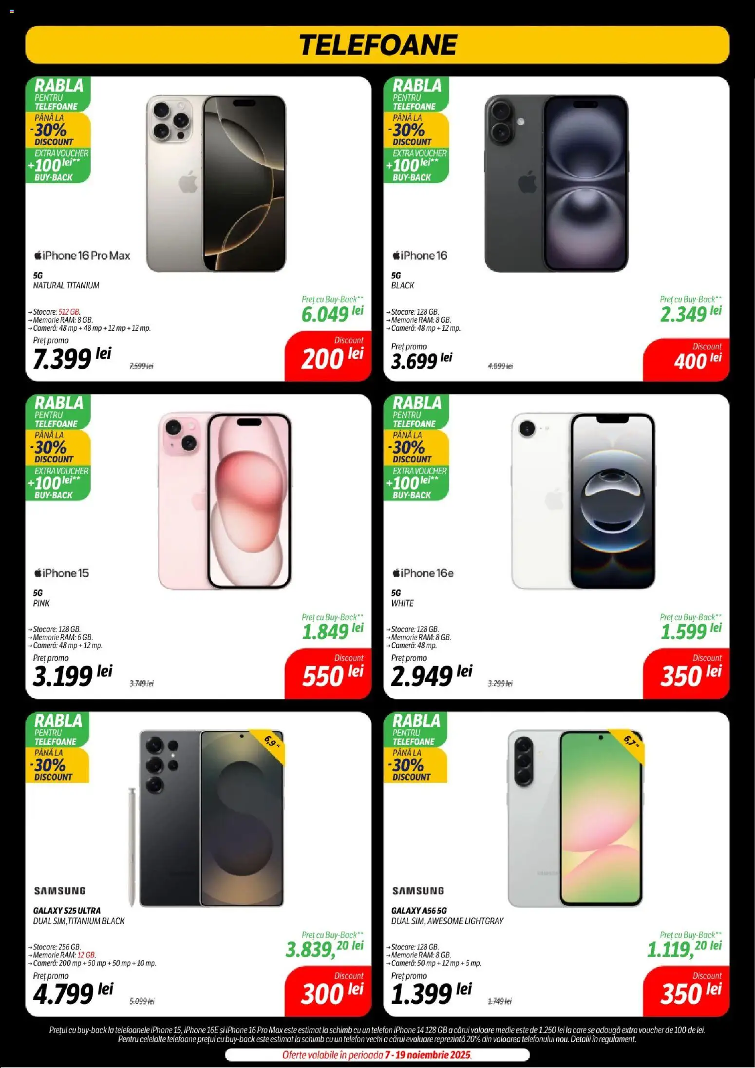 Catalog Flanco 14 - 29 Noiembrie 2025 | Pagina 4 | Produse: Telefon, Memorie, Cameră