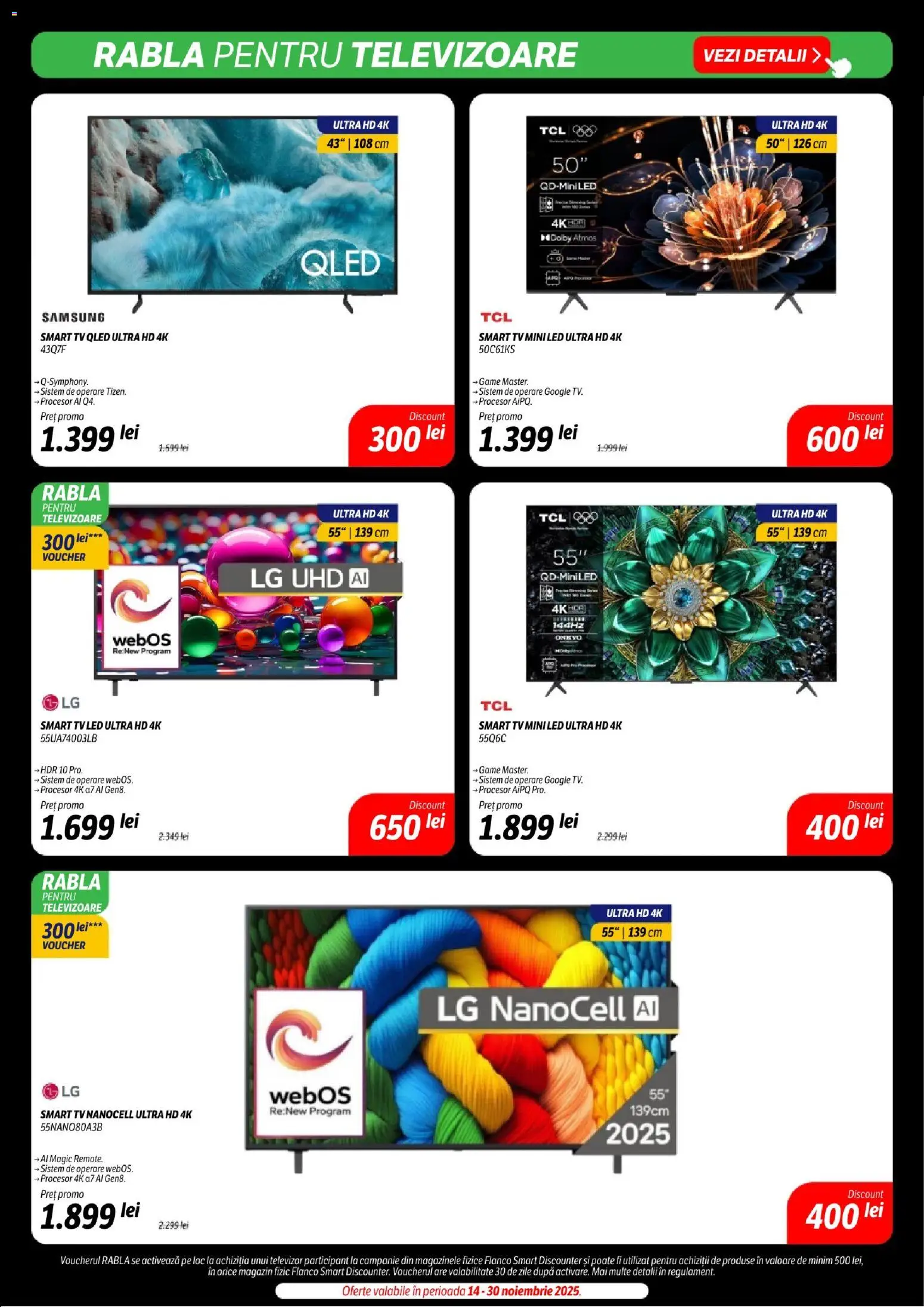 Catalog Flanco 14 - 29 Noiembrie 2025 | Pagina 8 | Produse: Televizor, Babak