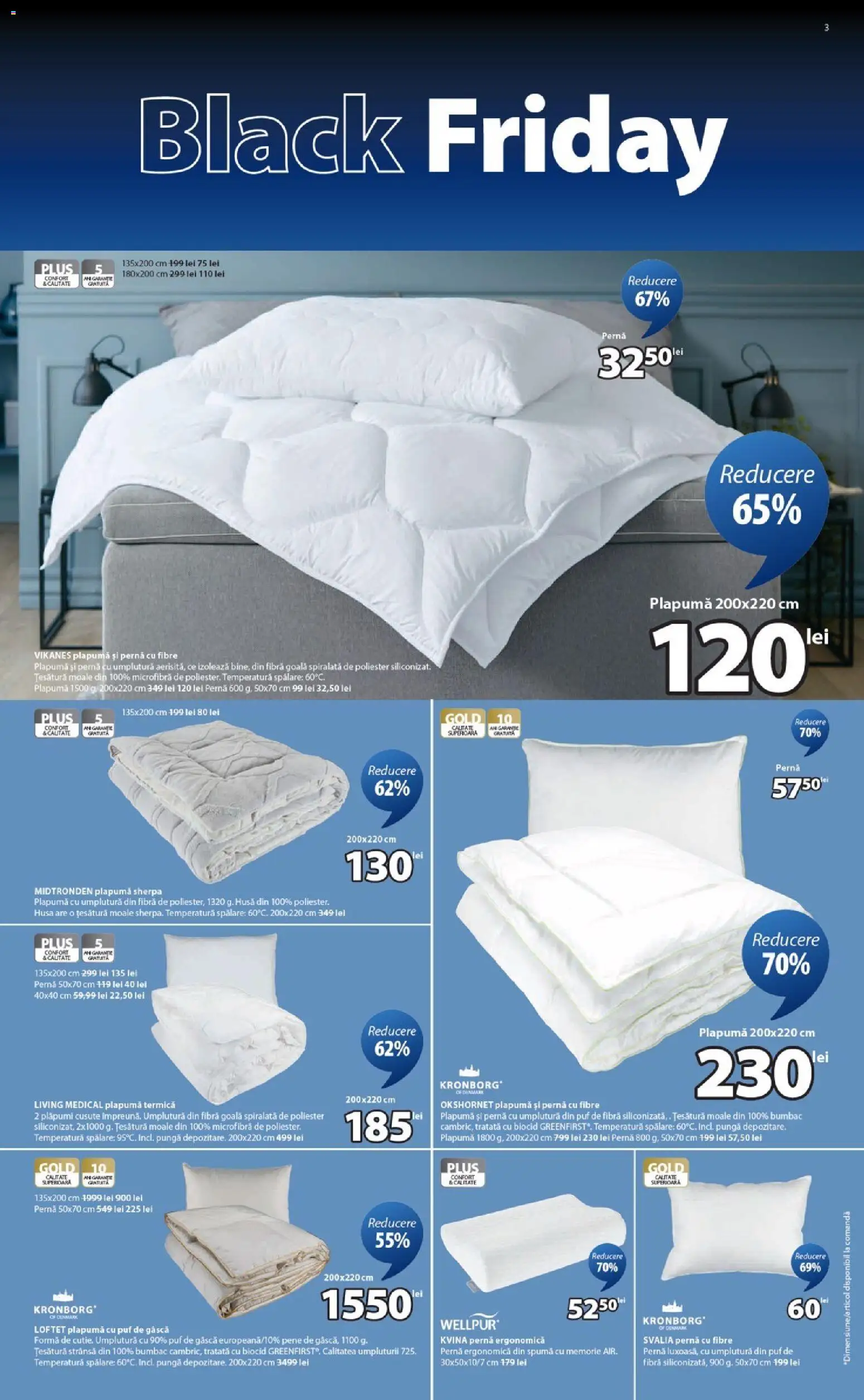 Catalog JYSK 14 - 23 Noiembrie 2025 | Pagina 3 | Produse: Memorie, Pungă, Pernă, Plapumă