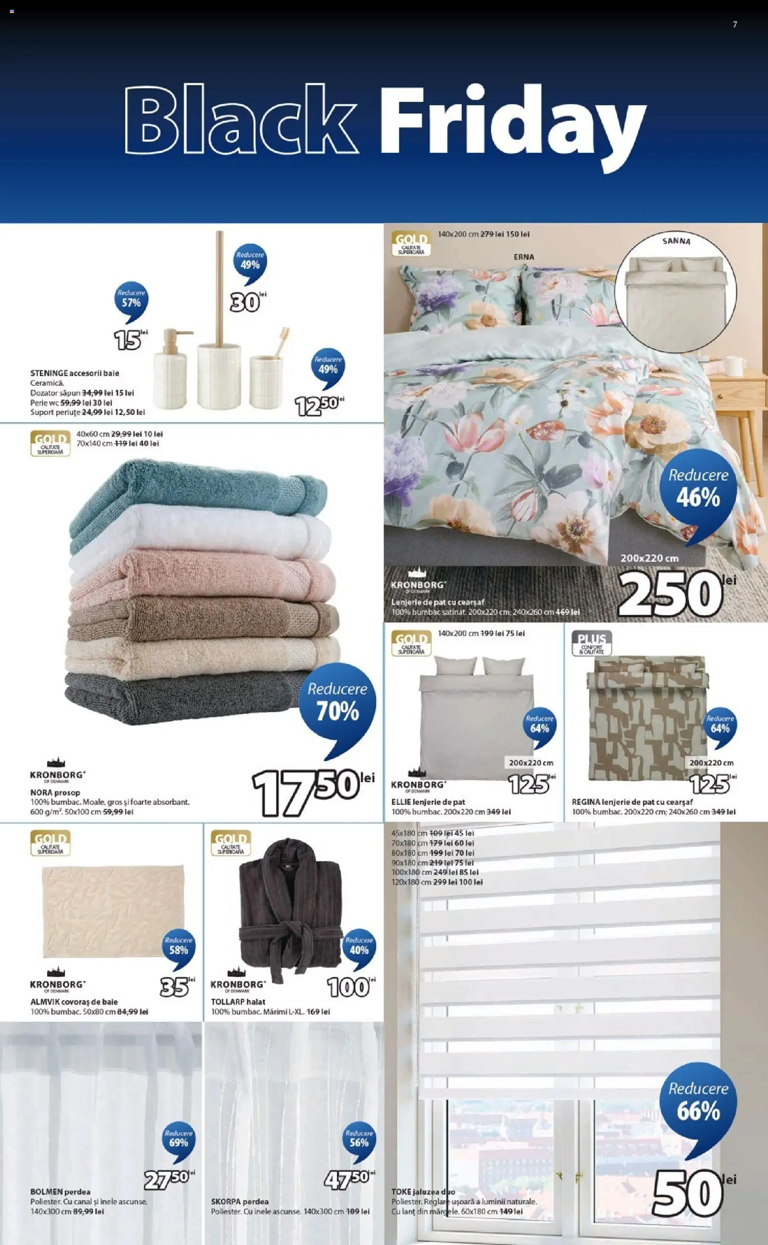 Catalog JYSK 14 - 23 Noiembrie 2025 | Pagina 7 | Produse: Pat, Lenjerie de pat, Perdea, Săpun