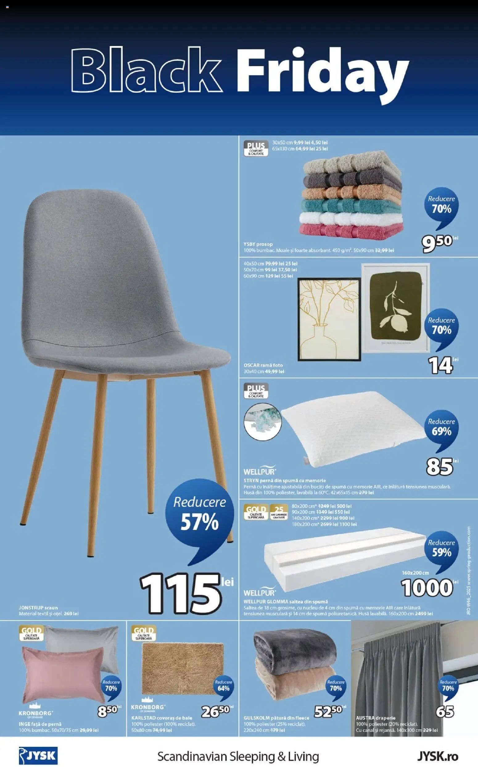 Catalog JYSK 14 - 23 Noiembrie 2025 | Pagina 8 | Produse: Memorie, Saltea, Pernă, Pătură