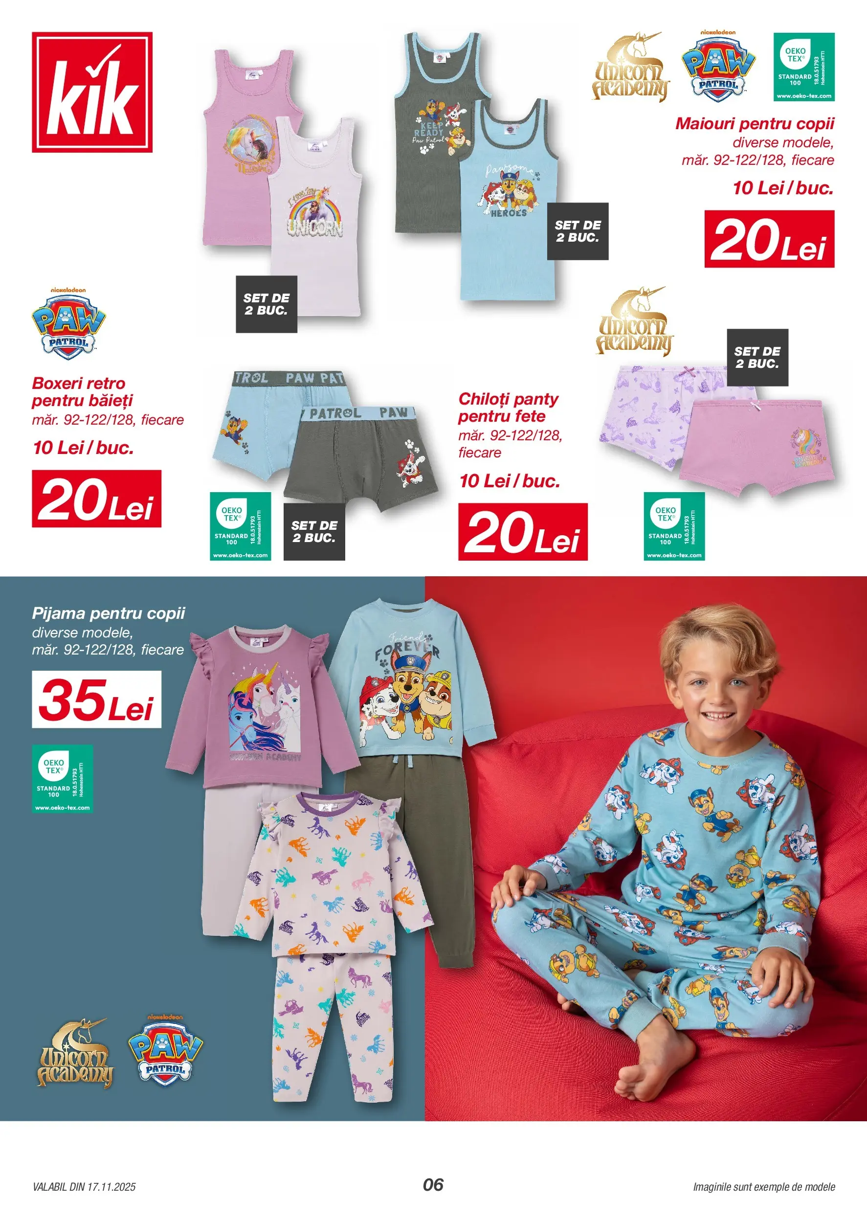 Catalog Kik 17 - 29 Noiembrie 2025 | Pagina 6 | Produse: Pat, Chiloți, Boxeri