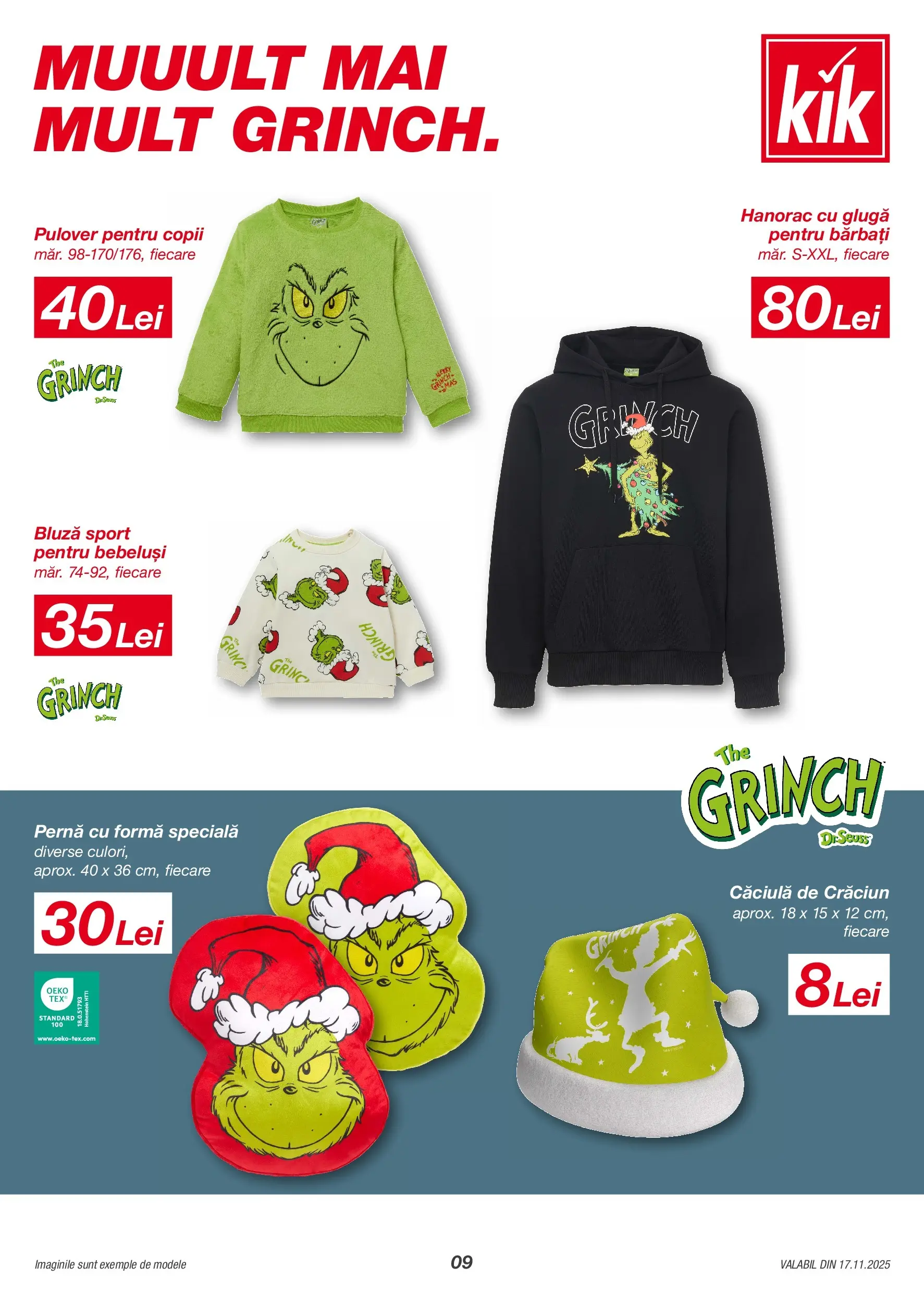 Catalog Kik 17 - 29 Noiembrie 2025 | Pagina 9 | Produse: Bluză, Pulover, Hanorac cu glugă, Keşe