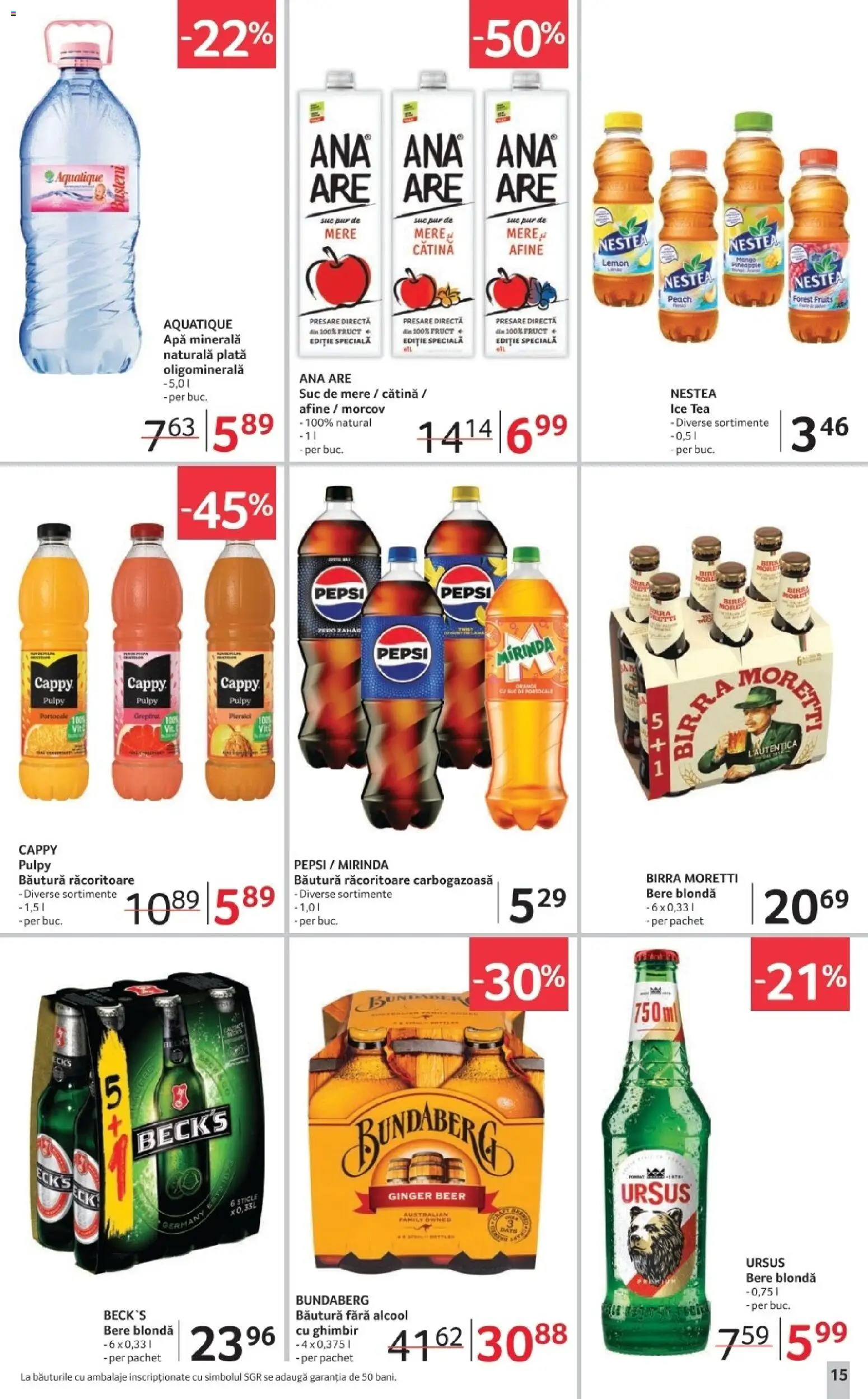 Catalog Selgros 14 - 26 Noiembrie 2025 | Pagina 15 | Produse: Afine, Yazı tahtası kalemi, Portocale, Ice tea