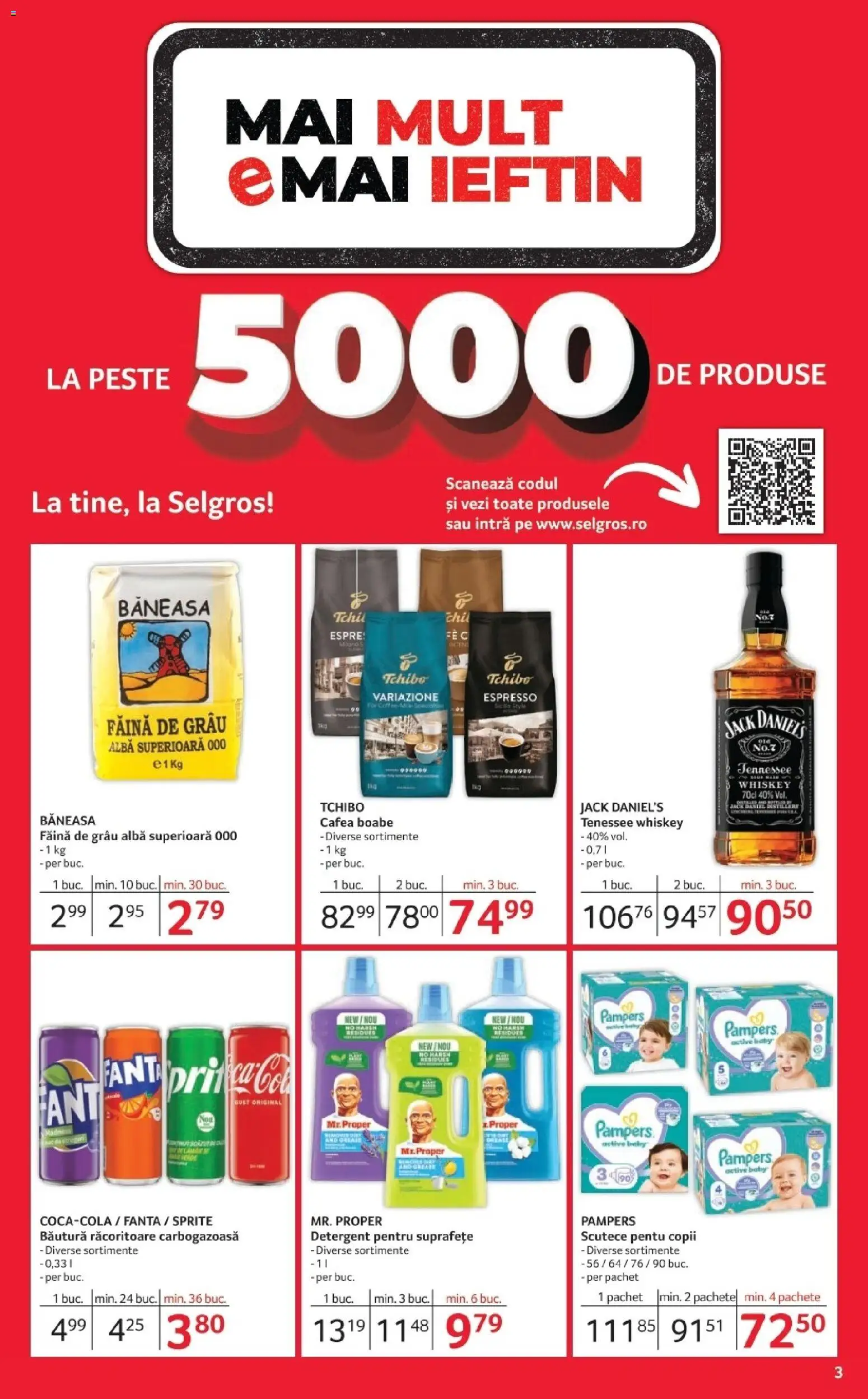 Catalog Selgros 14 - 26 Noiembrie 2025 | Pagina 3 | Produse: Struguri, Cafea, Pește, Scutece