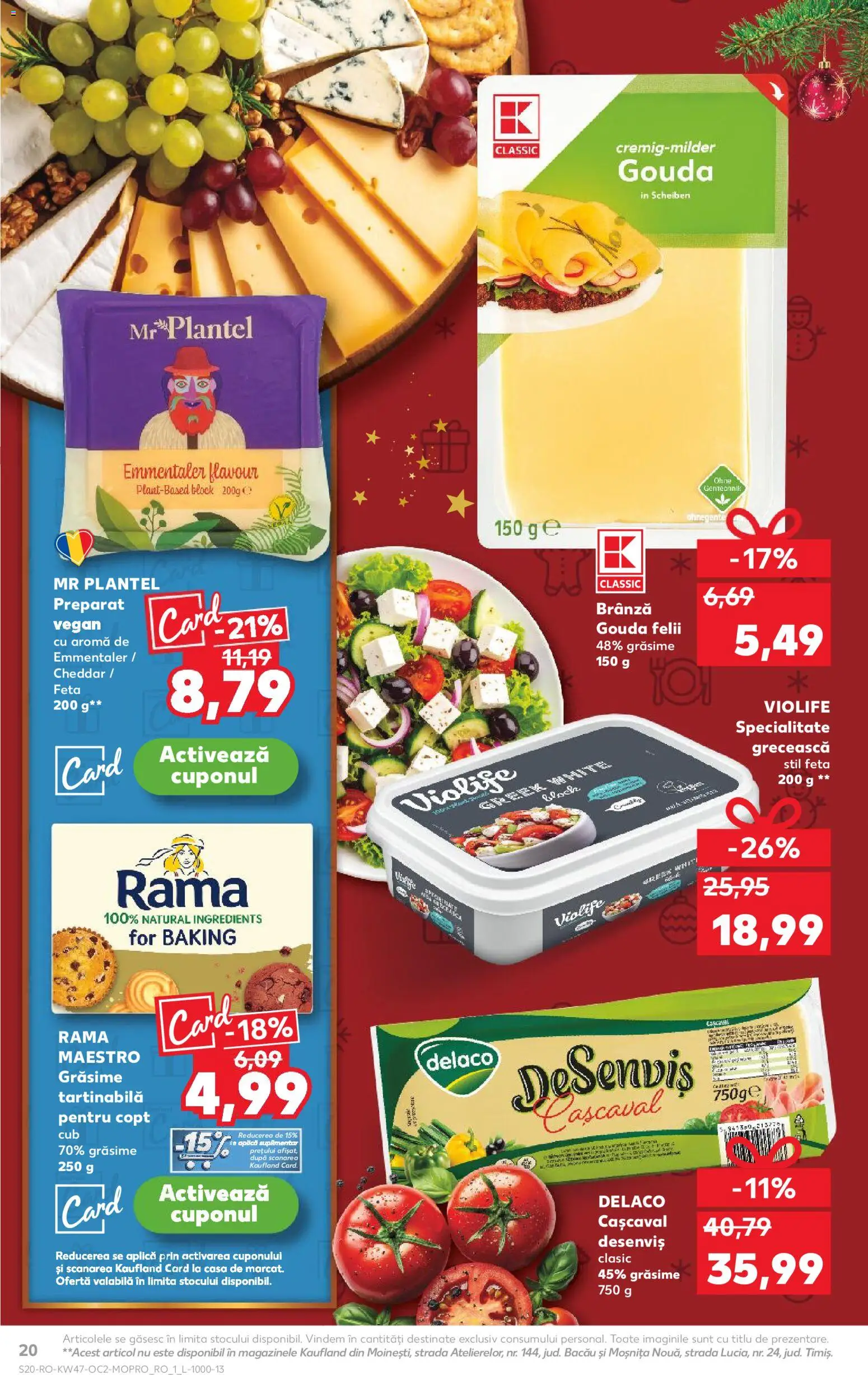 Catalog Kaufland 19 - 24 Noiembrie 2025 | Pagina 20 | Produse: Light Kedi Konservesi, Cașcaval, Brânză, Gouda