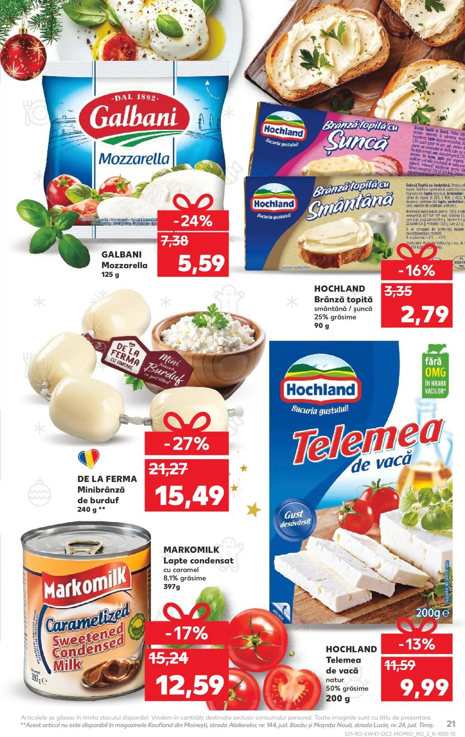 Catalog Kaufland 19 - 24 Noiembrie 2025 | Pagina 21 | Produse: Pat, Lapte, Smântână, Sare