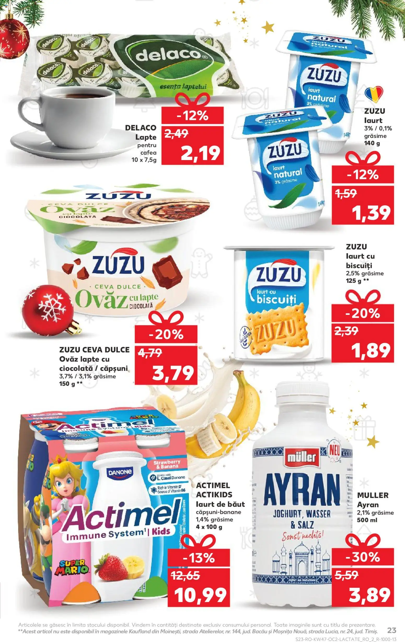 Catalog Kaufland 19 - 24 Noiembrie 2025 | Pagina 23 | Produse: Light Kedi Konservesi, Bacon, Iaurt, Cafea