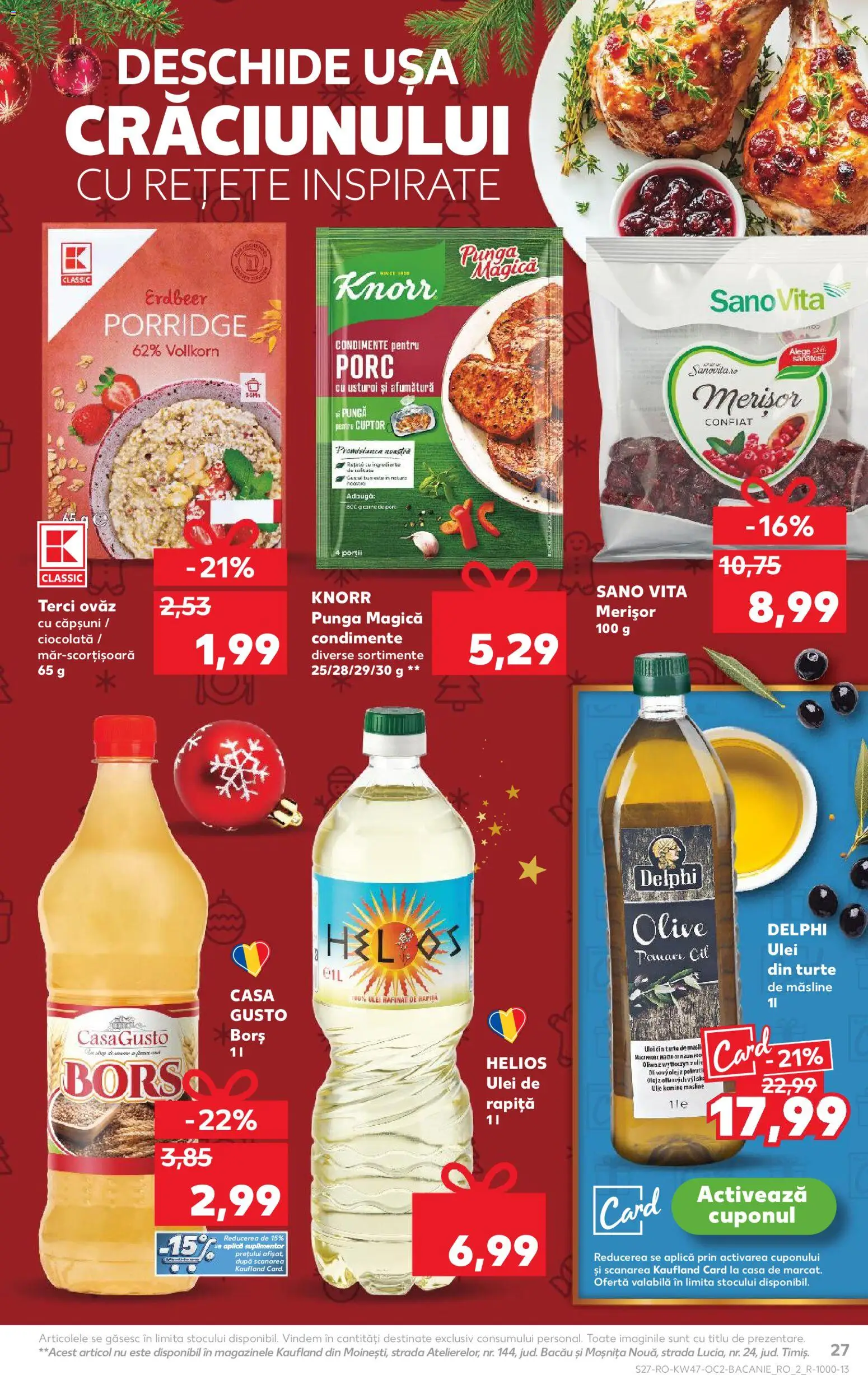 Catalog Kaufland 19 - 24 Noiembrie 2025 | Pagina 27 | Produse: Cuptor, Măsline, Ciocolată, Condimente