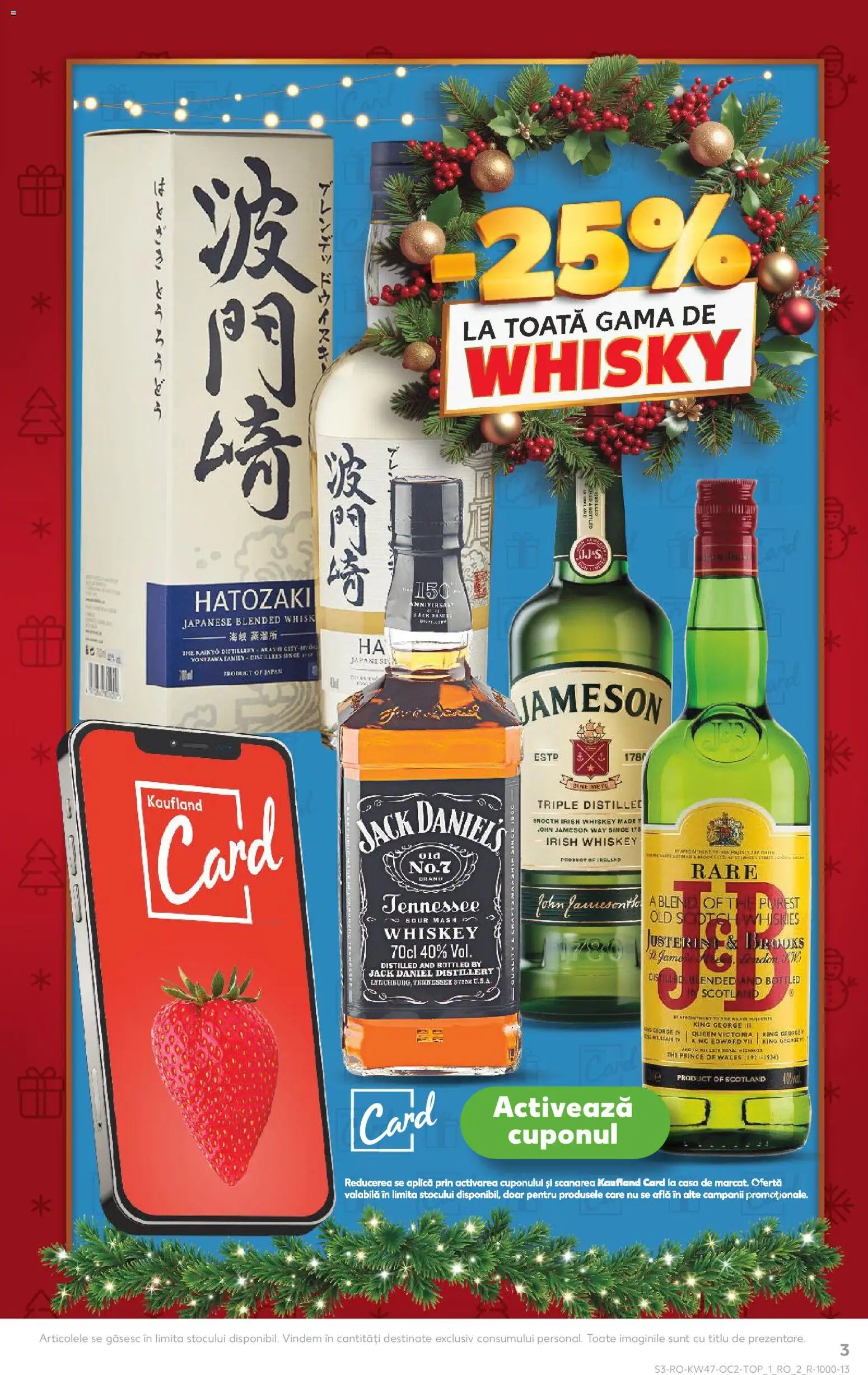 Catalog Kaufland 19 - 24 Noiembrie 2025 | Pagina 3 | Produse: Whiskey