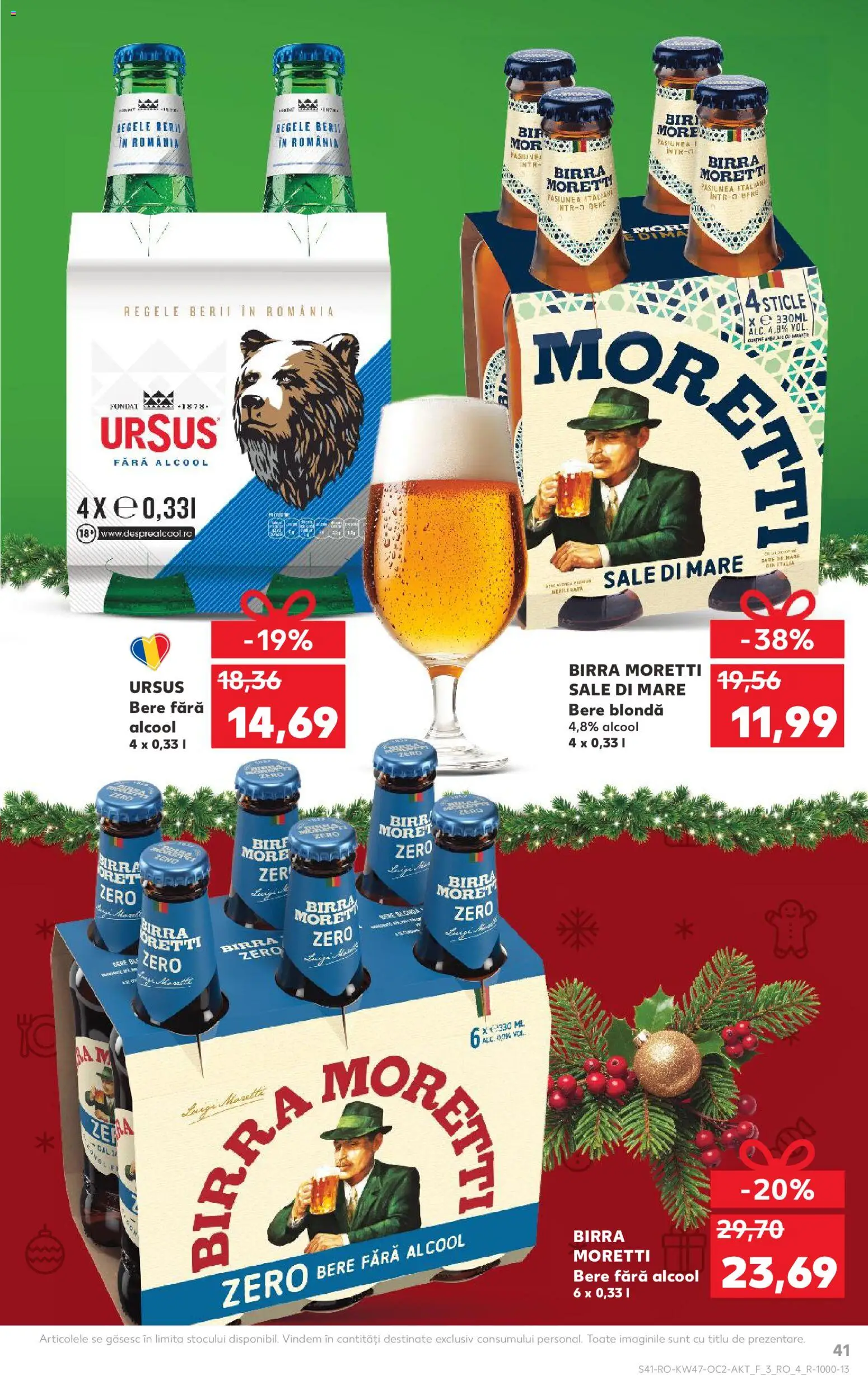Catalog Kaufland 19 - 24 Noiembrie 2025 | Pagina 41 | Produse: Bere, Sare