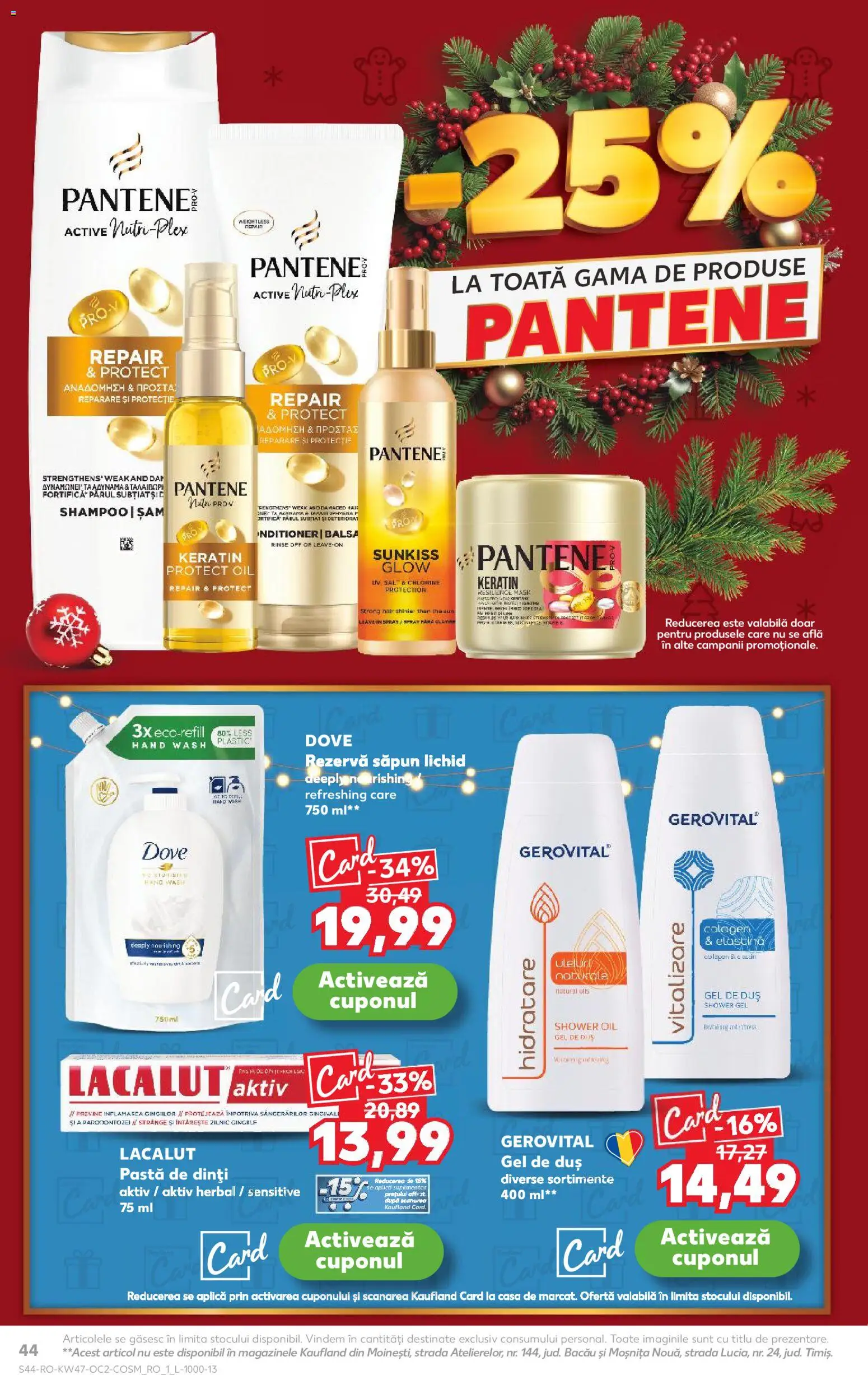 Catalog Kaufland 19 - 24 Noiembrie 2025 | Pagina 44 | Produse: Pară, Duș, Săpun, Rezervă săpun