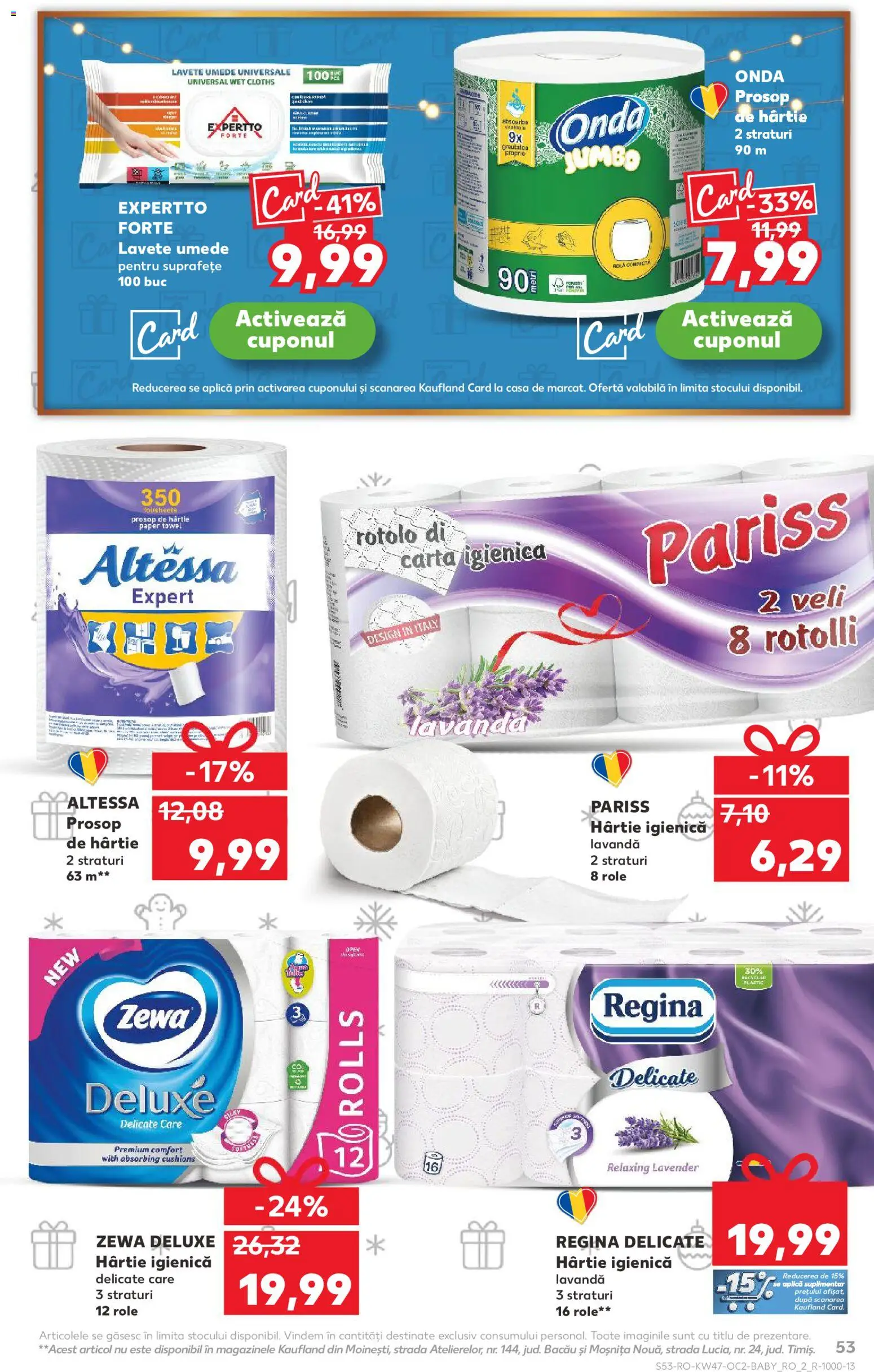Catalog Kaufland 19 - 24 Noiembrie 2025 | Pagina 53 | Produse: Role, Lavete