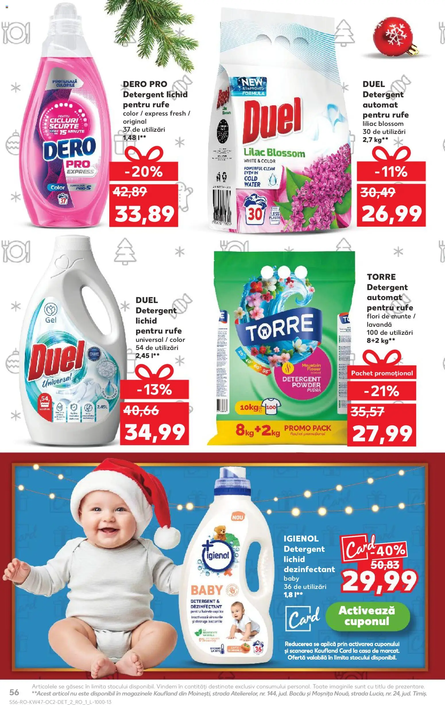 Catalog Kaufland 19 - 24 Noiembrie 2025 | Pagina 56 | Produse: Pomelo, Kedi Ödül Oyuncakları, Pudră, Detergent