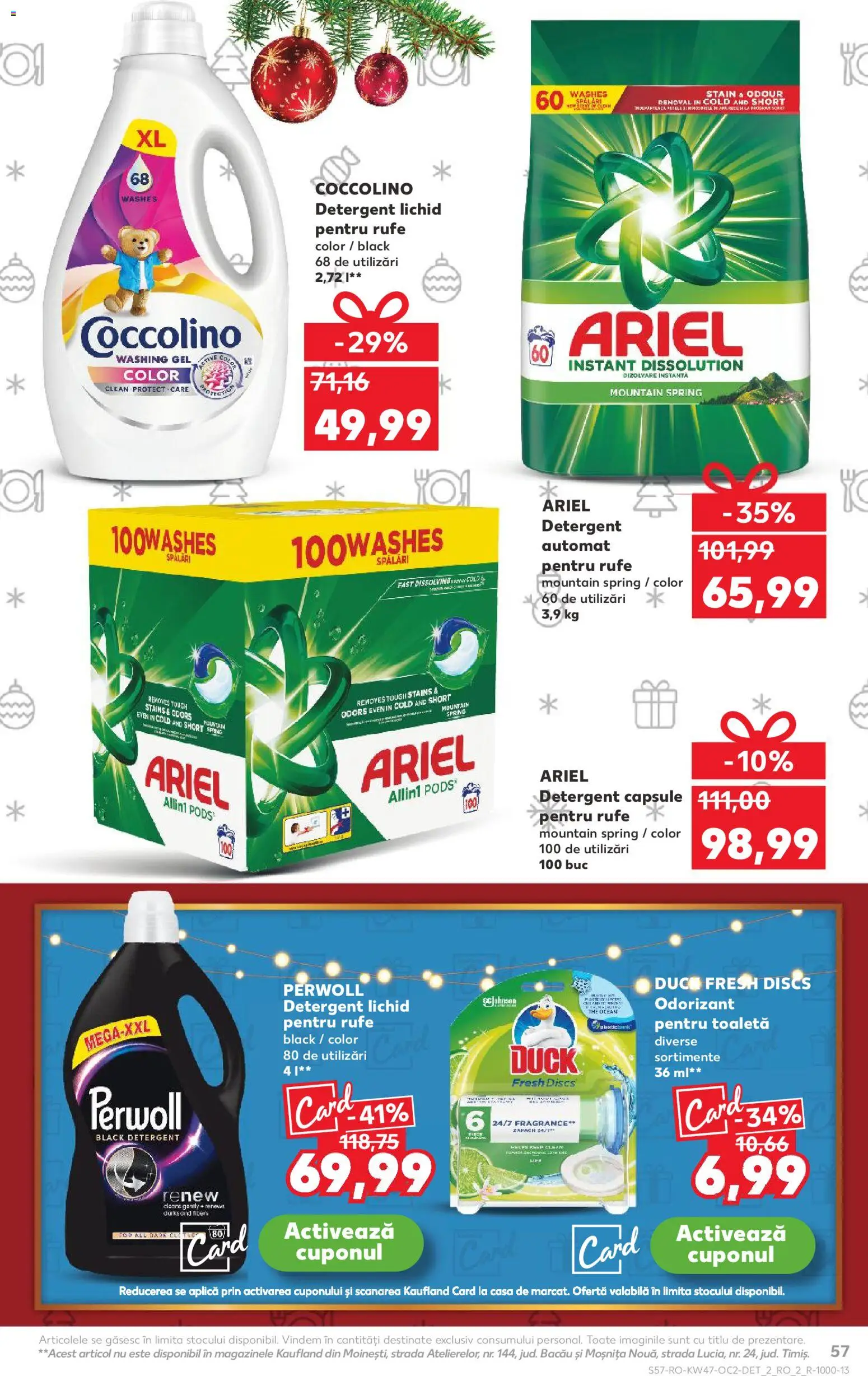Catalog Kaufland 19 - 24 Noiembrie 2025 | Pagina 57 | Produse: Pomelo, Kedi Ödül Oyuncakları, Toaletă, Detergent