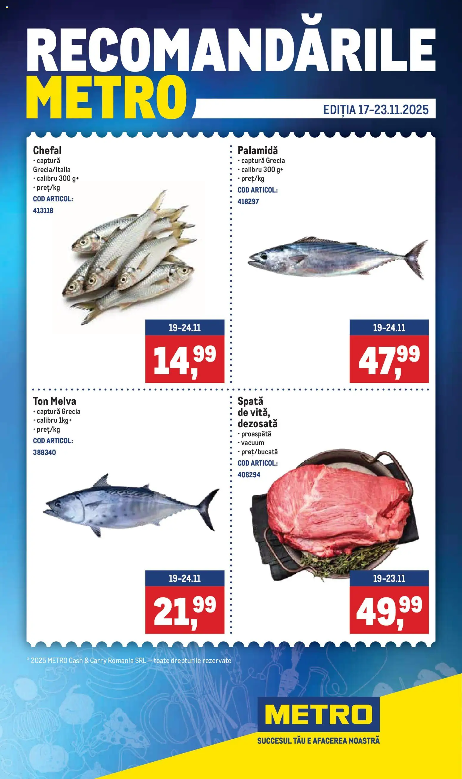 Catalog METRO 17 - 22 Noiembrie 2025 | Pagina 1