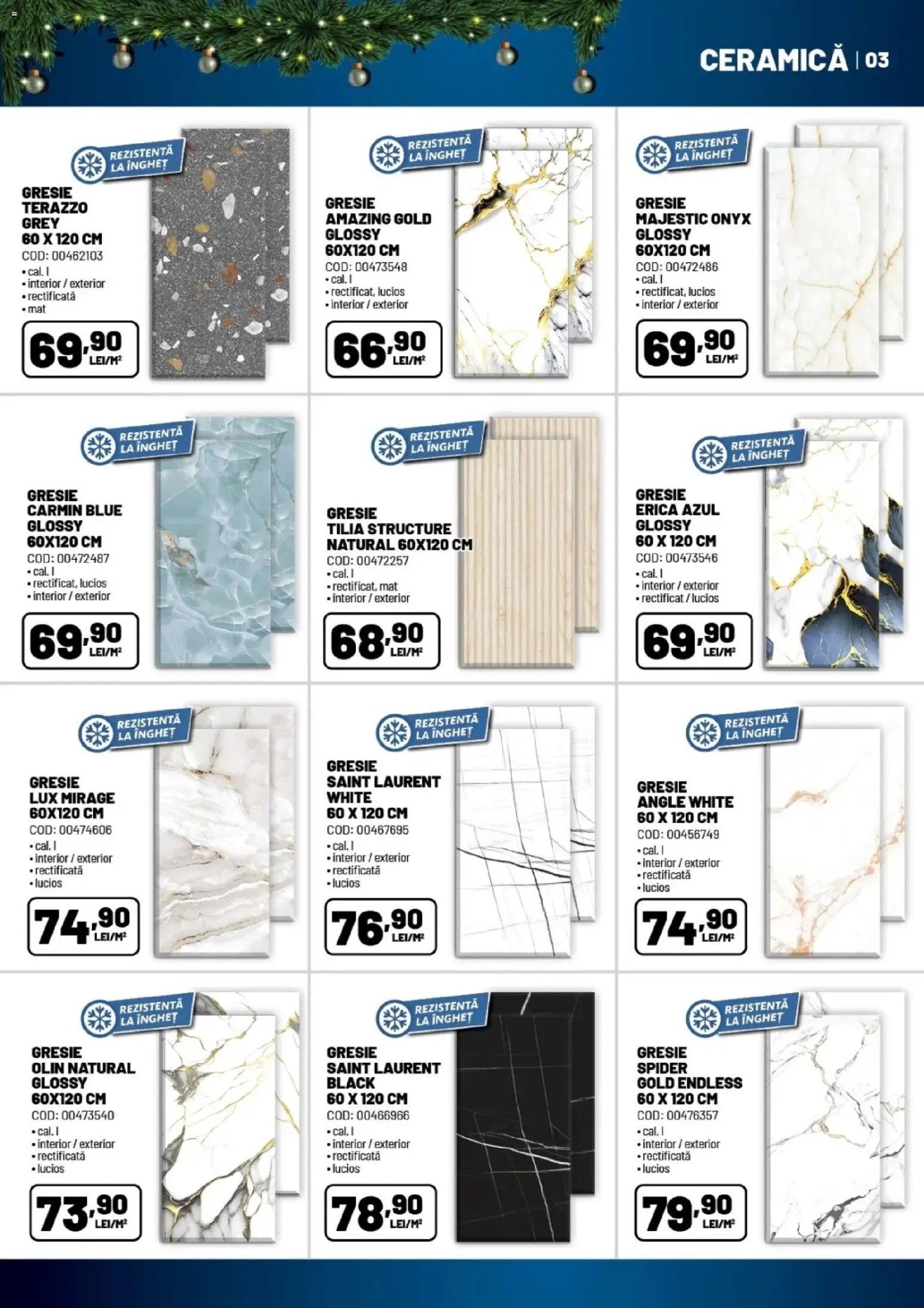 Catalog Ambient 18 Noiembrie - 23 Decembrie 2025 | Pagina 3 | Produse: Gresie