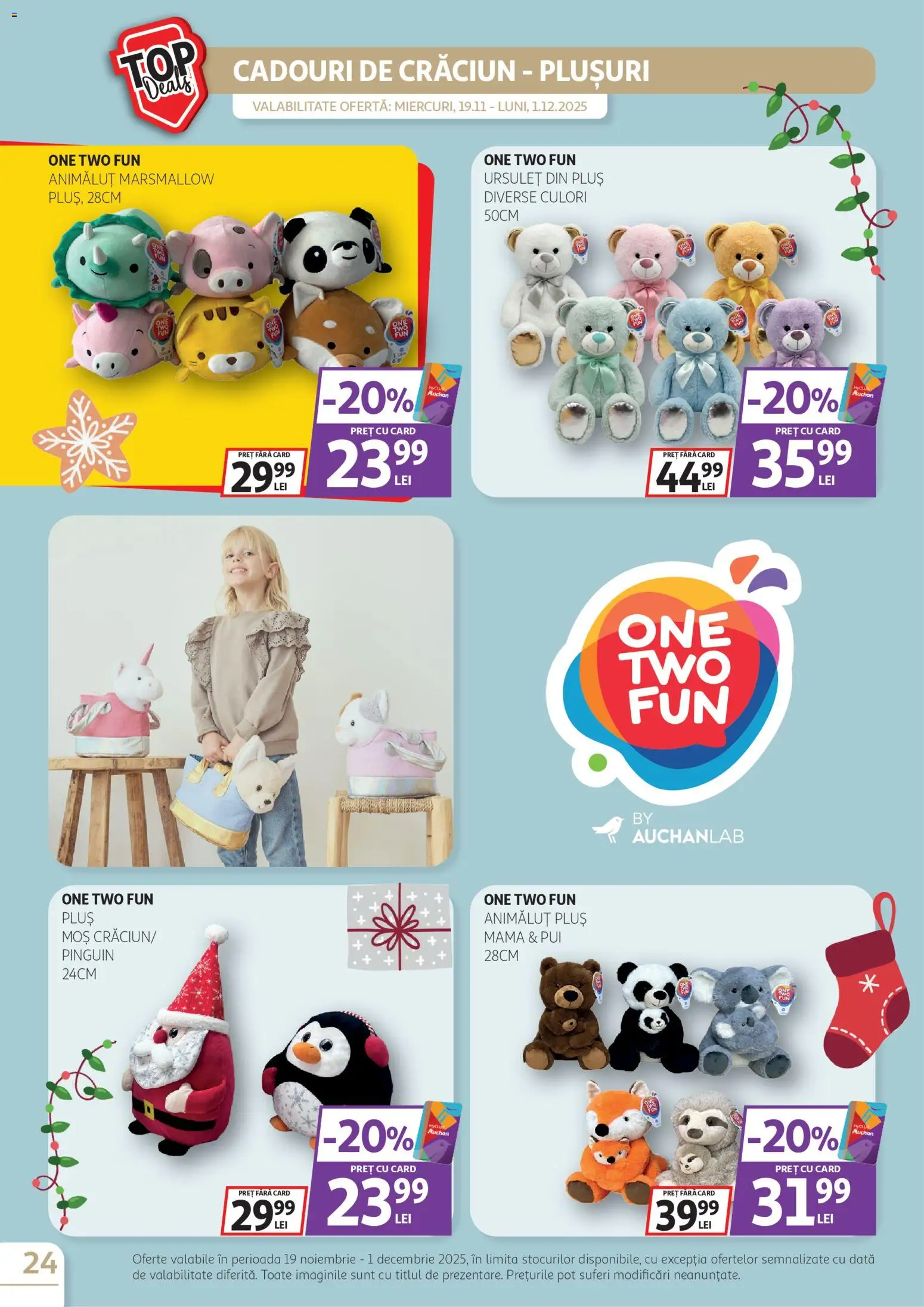 Catalog Auchan 19 Noiembrie - 1 Decembrie 2025 | Pagina 24 | Produse: Hacıyatmaz Kedi Oyuncağı