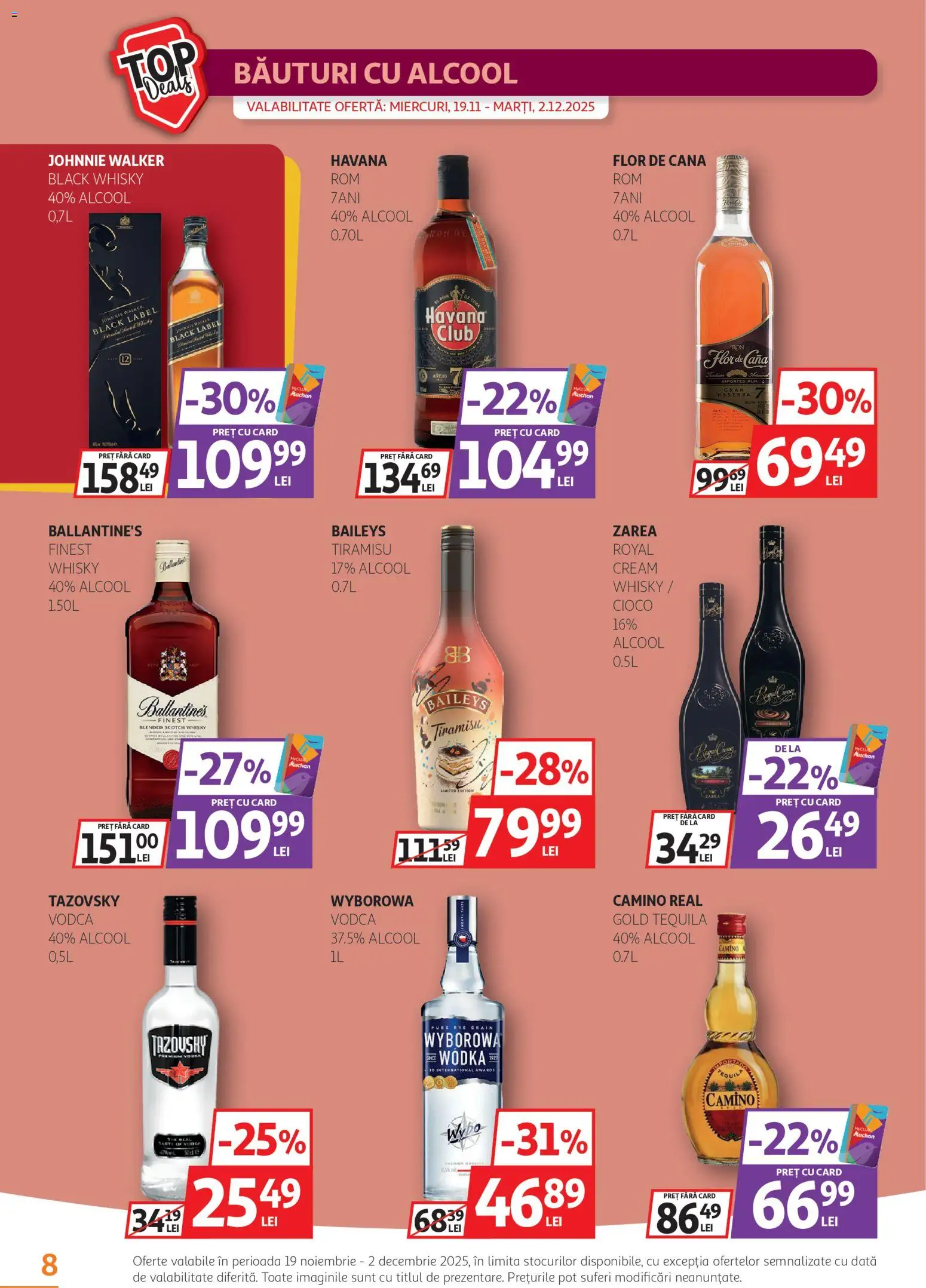 Catalog Auchan 19 Noiembrie - 1 Decembrie 2025 | Pagina 8 | Produse: Su ısıtıcı, Tiramisu