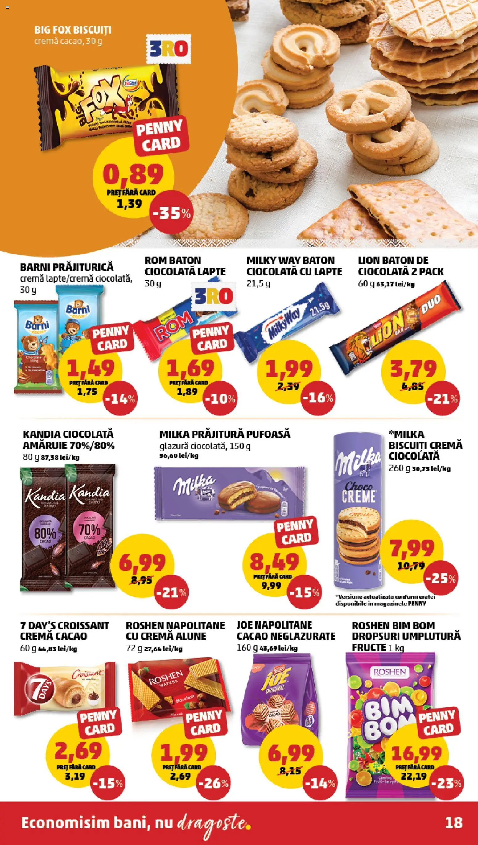 Catalog PENNY Market 19 - 24 Noiembrie 2025 | Pagina 18 | Produse: Prăjitură, Cremă, Ciocolată, Fructe