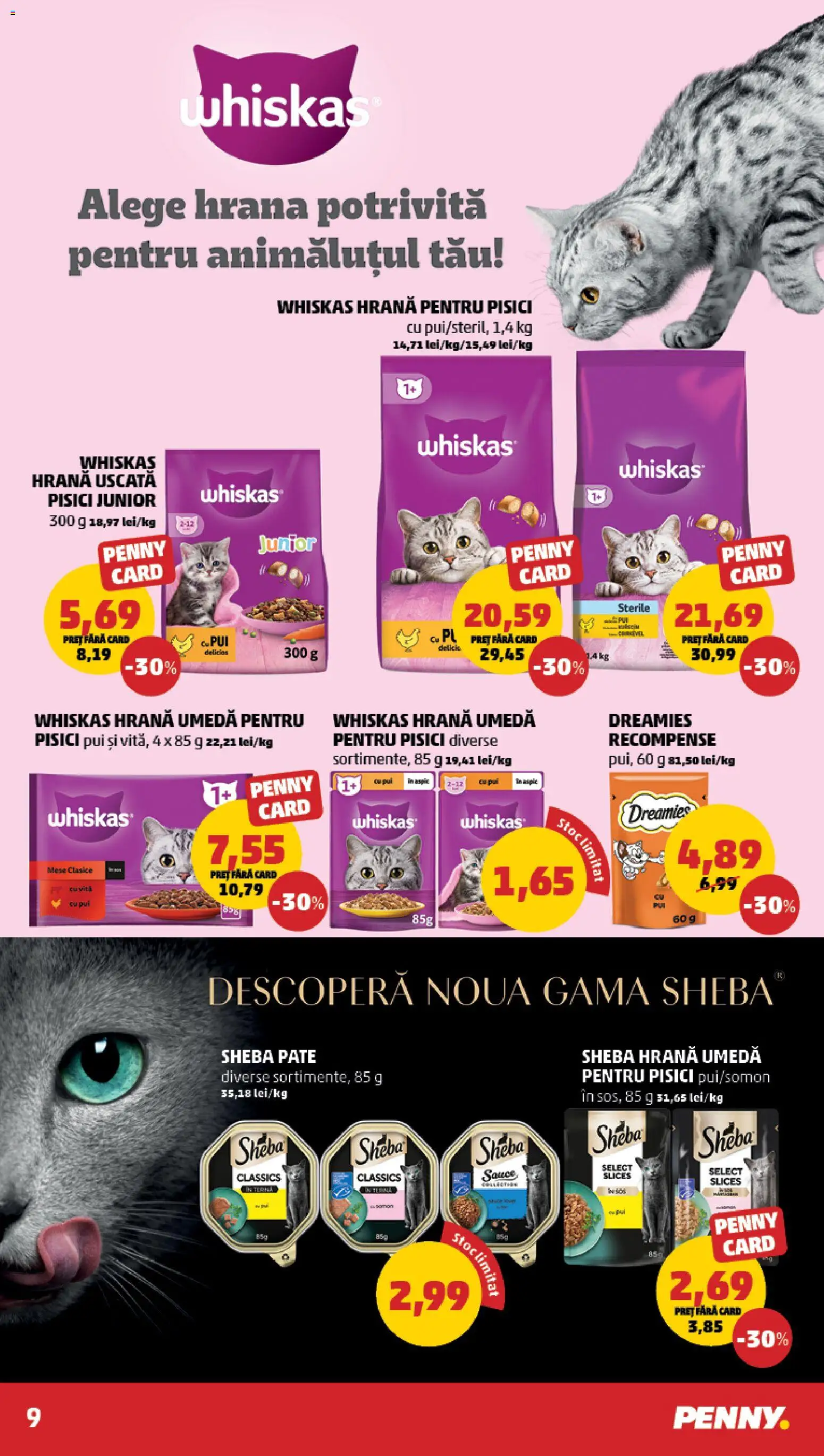 Catalog PENNY Market 19 - 24 Noiembrie 2025 | Pagina 9 | Produse: Hrană pentru pisici, Hacıyatmaz Kedi Oyuncağı, Pate
